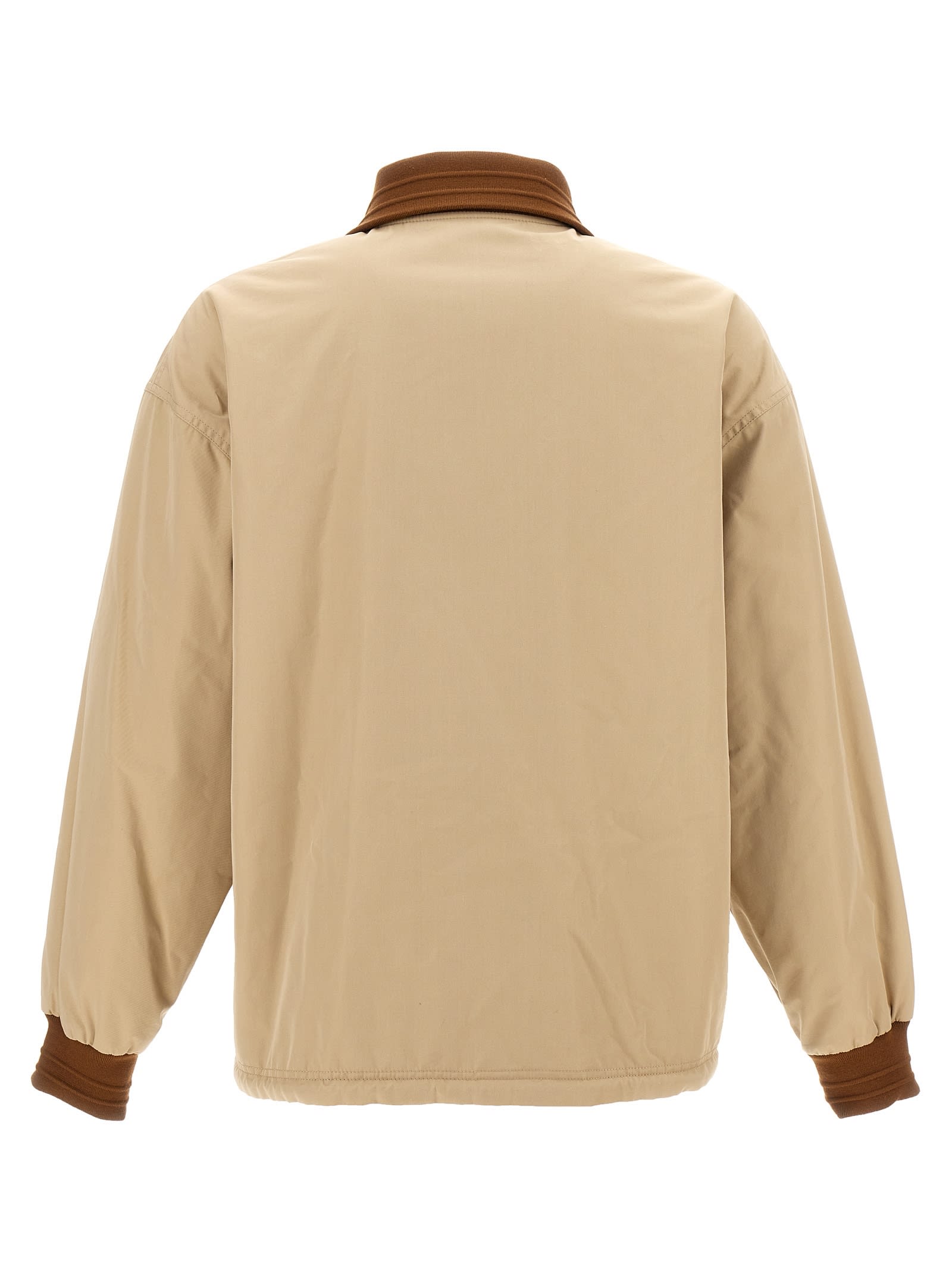 Kenzo Reversible Padded Blous In Beige
