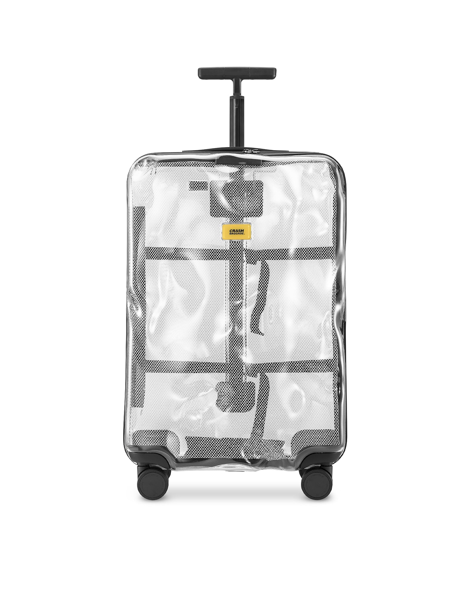 Crash Baggage Share Medium Trolley In Transparent