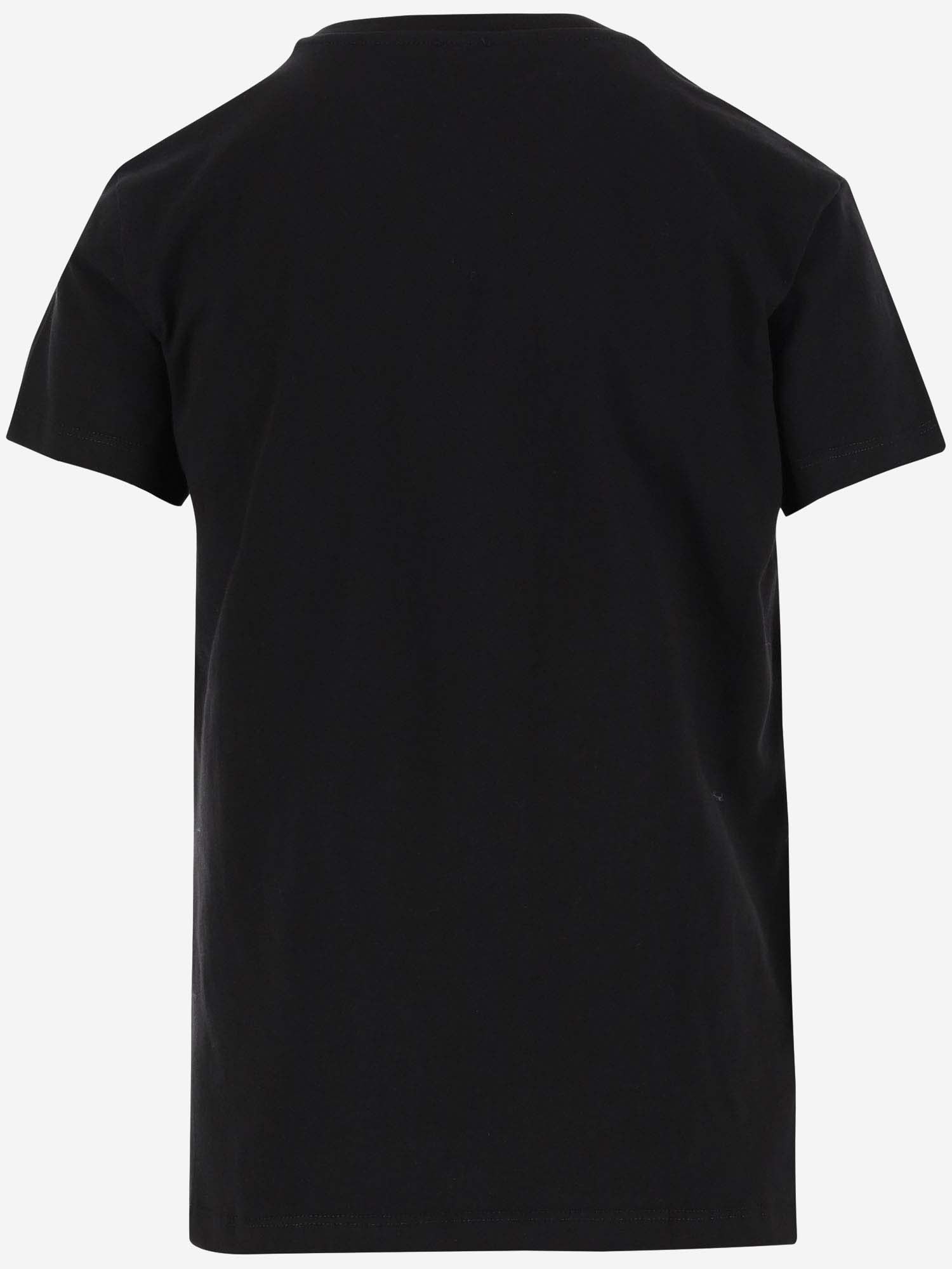 Shop Pinko Cotton T-shirt With Logo In Black