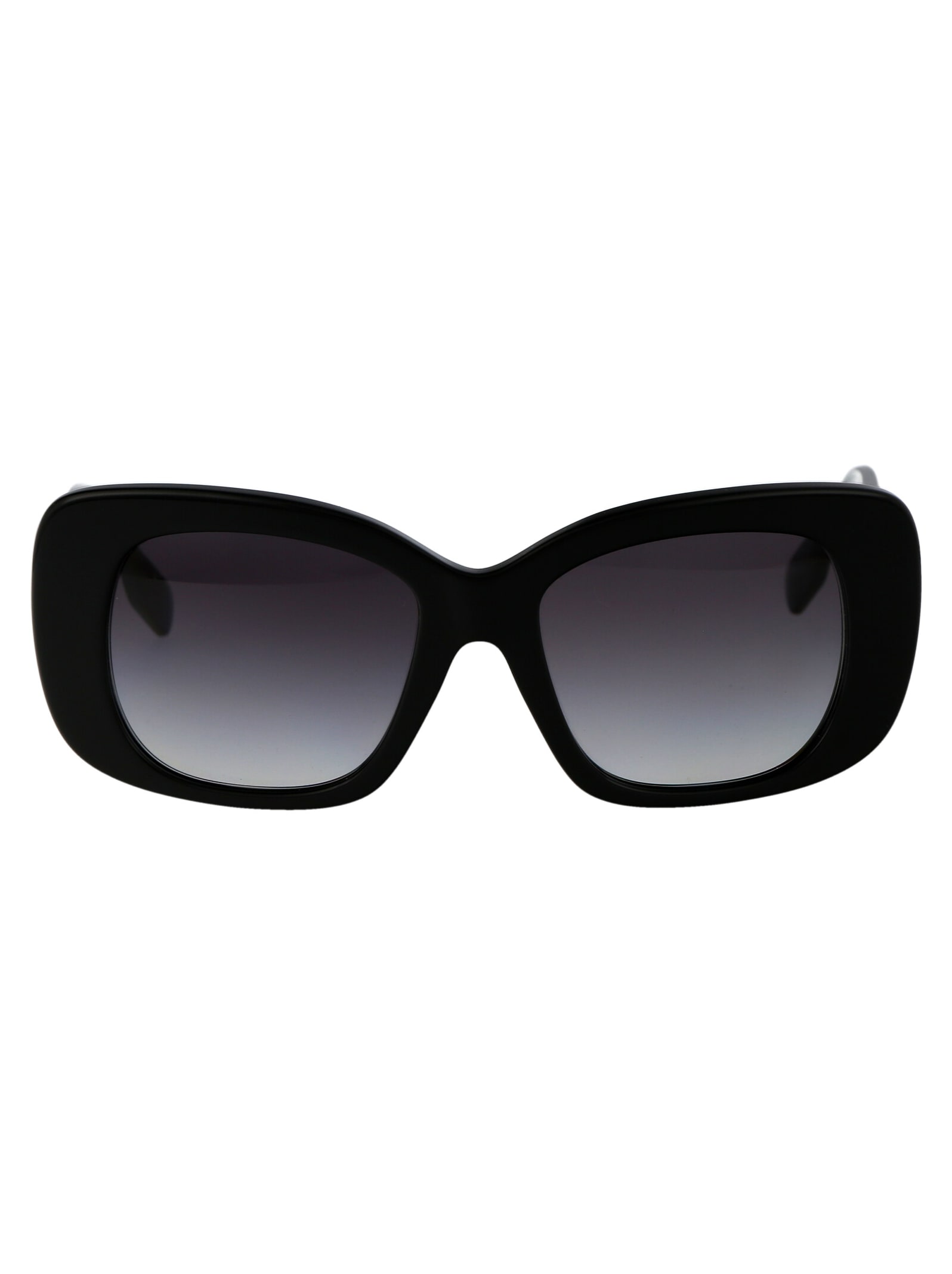 Shop Burberry Eyewear 0be4410 Sunglasses In 30018g Black