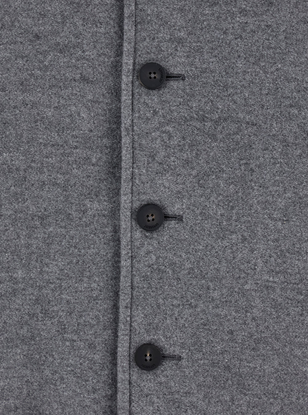 Jacquemus Mens Grey Feltro Pointed-collar Wool Bomber Jacket In Gray