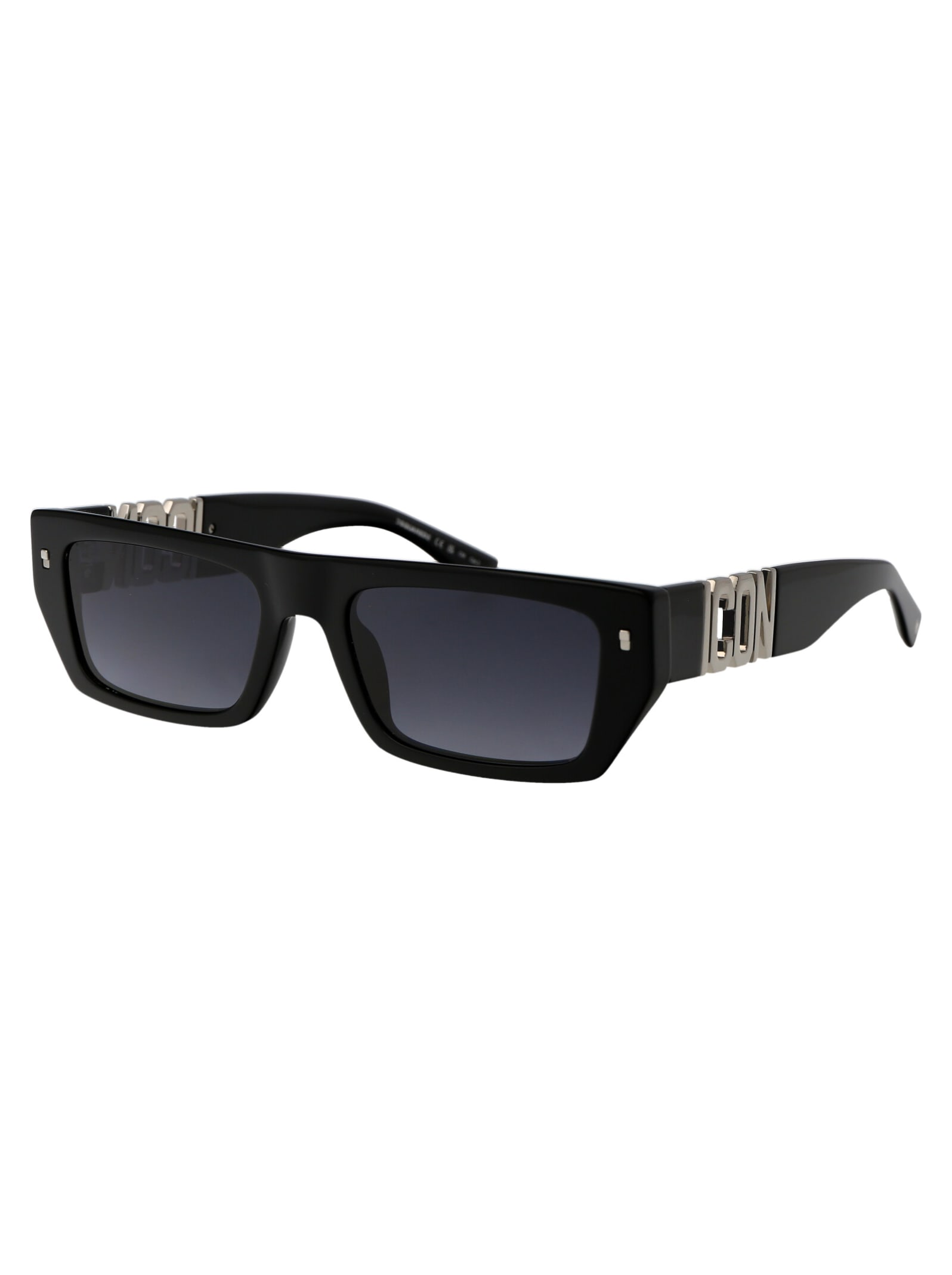 Shop Dsquared2 Icon 0011/s Sunglasses In 8079o Black