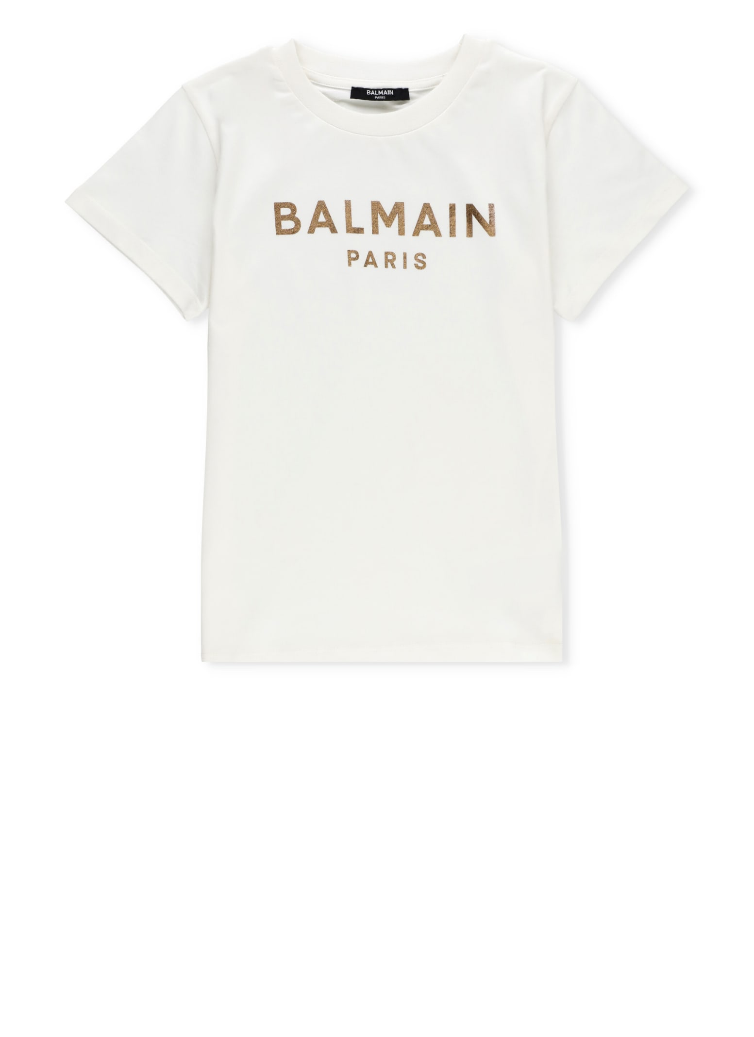 Balmain Kids' T-shirt With Logo In C