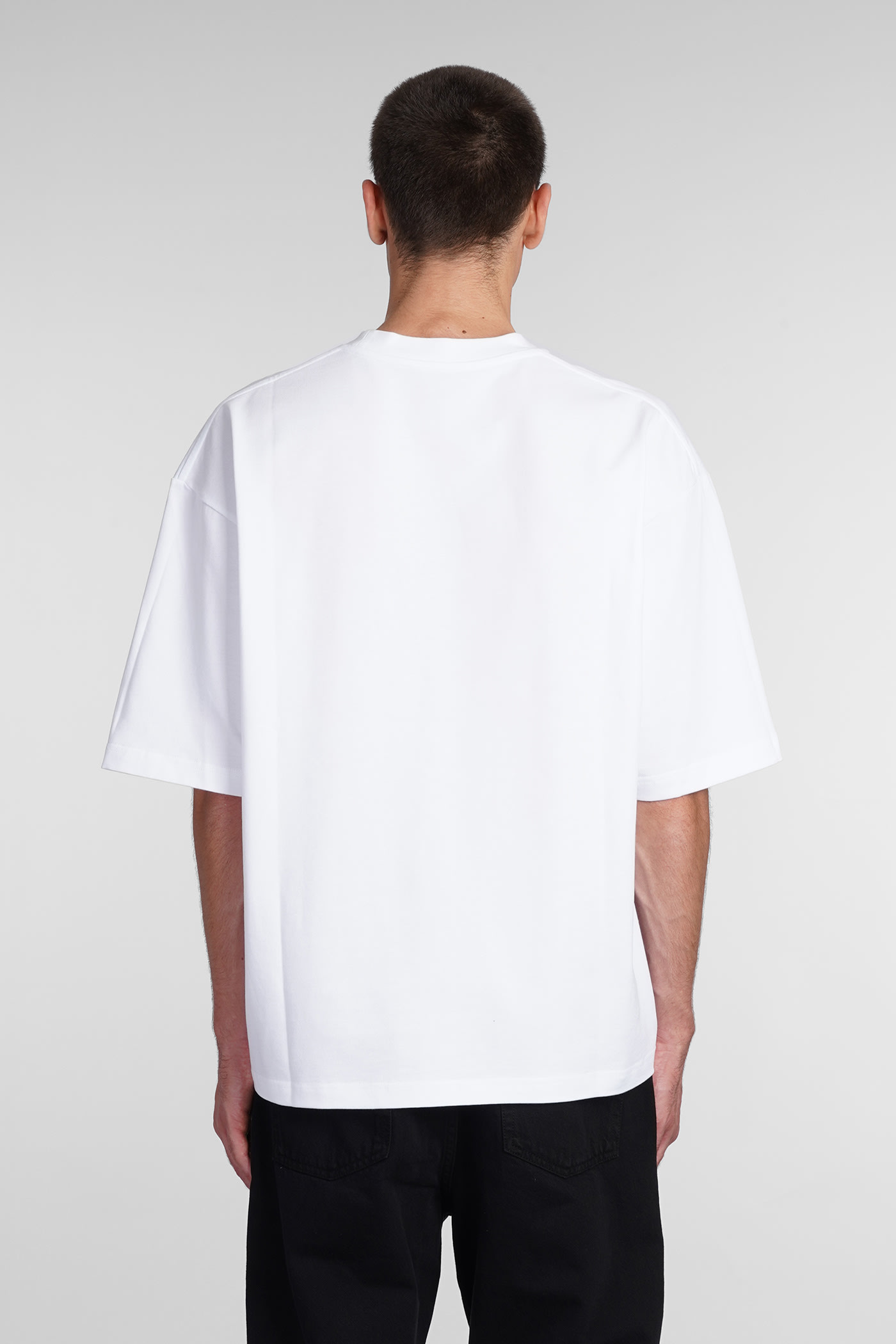 Shop Ann Demeulemeester T-shirt In White Cotton