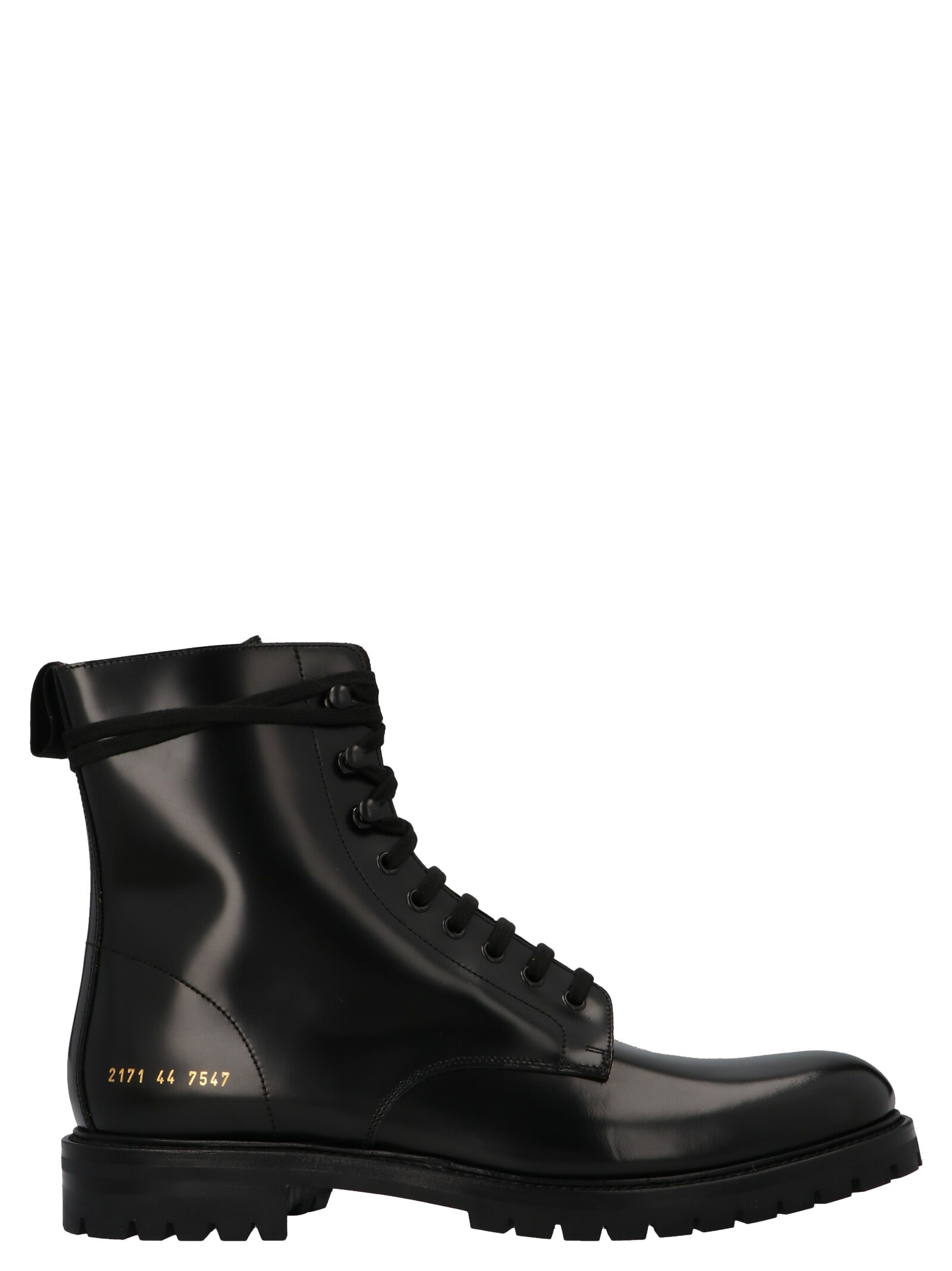 common projects leather combat boots