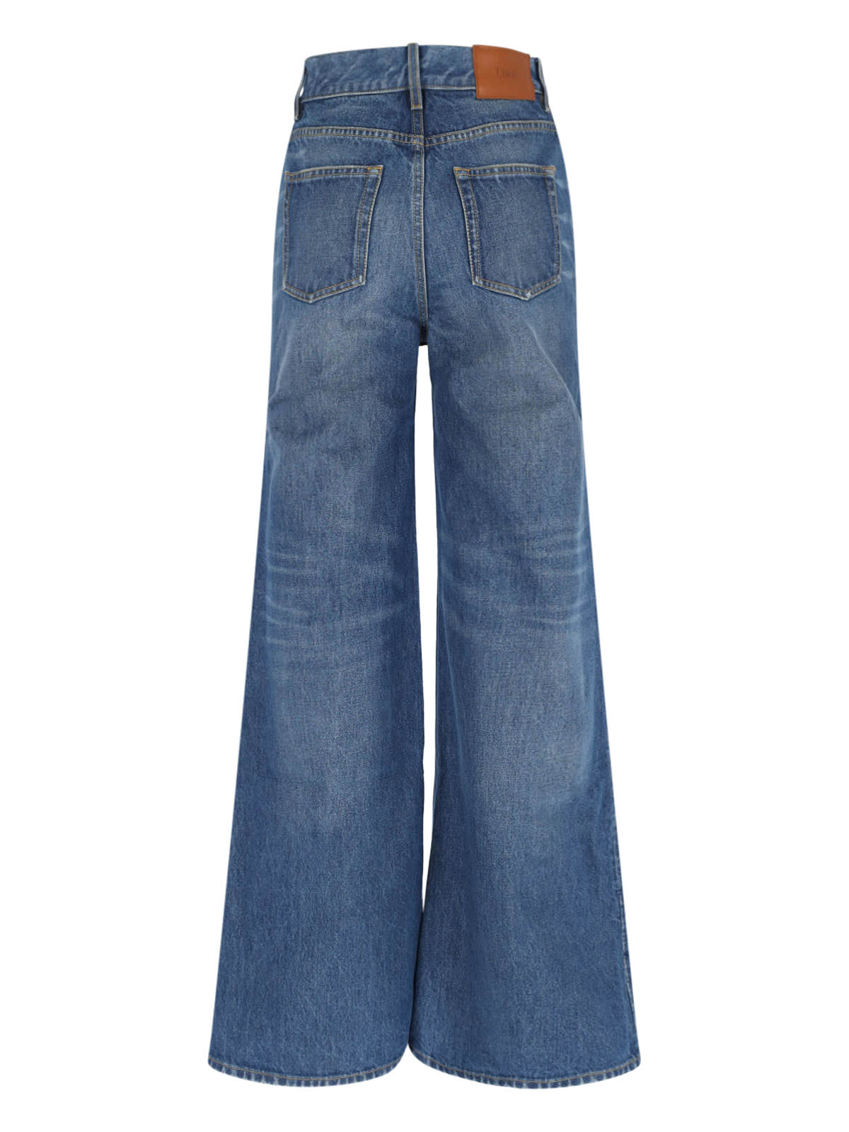 Chloé Wide-leg Jeans In Blue