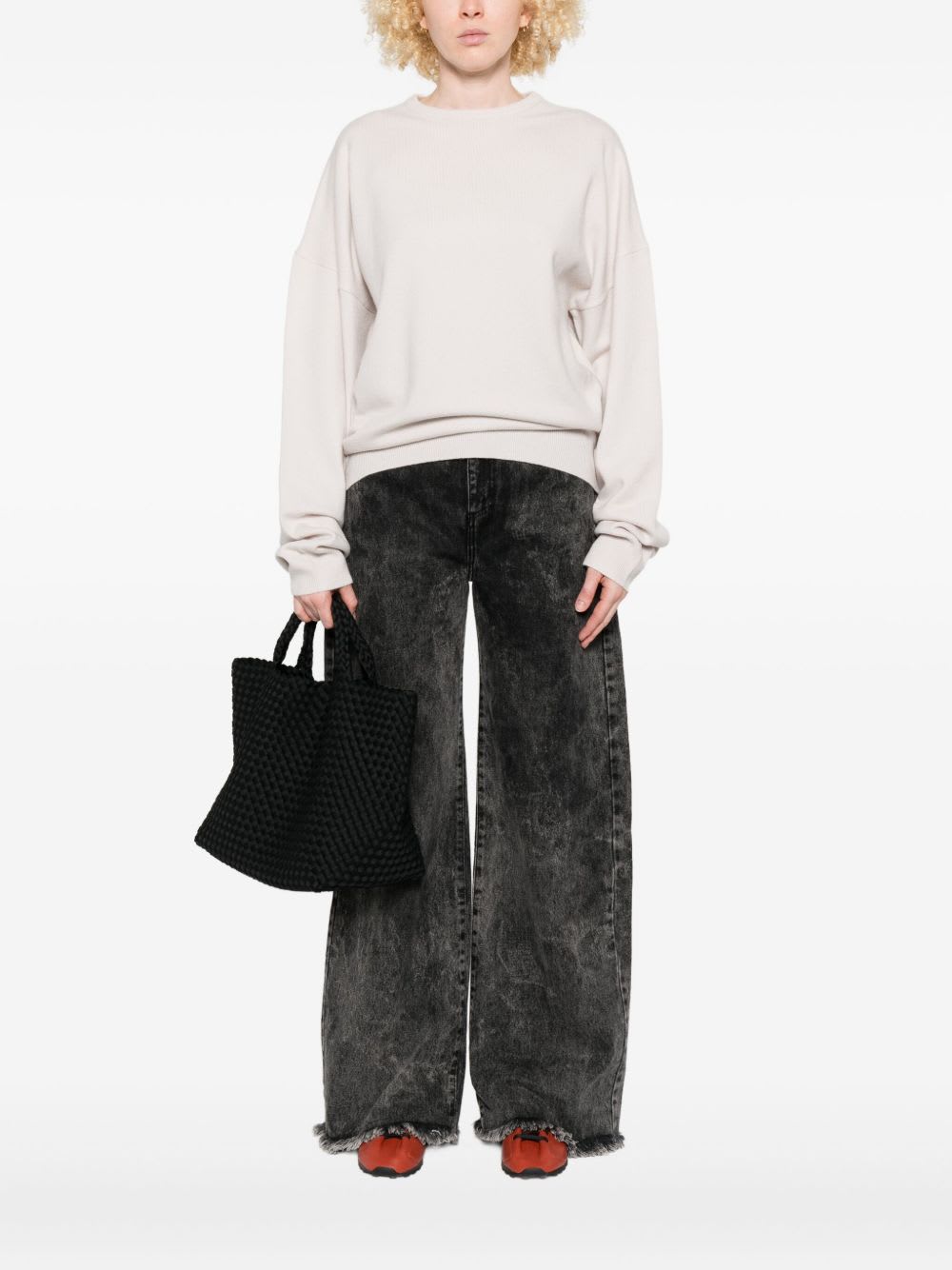 Extreme Cashmere Cashmere Crewneck Sweater In Neutral