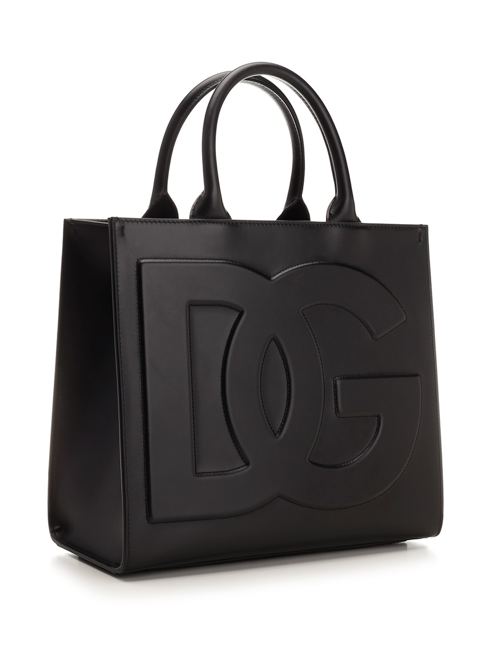 Shop Dolce & Gabbana Black Dg Tote In Nero