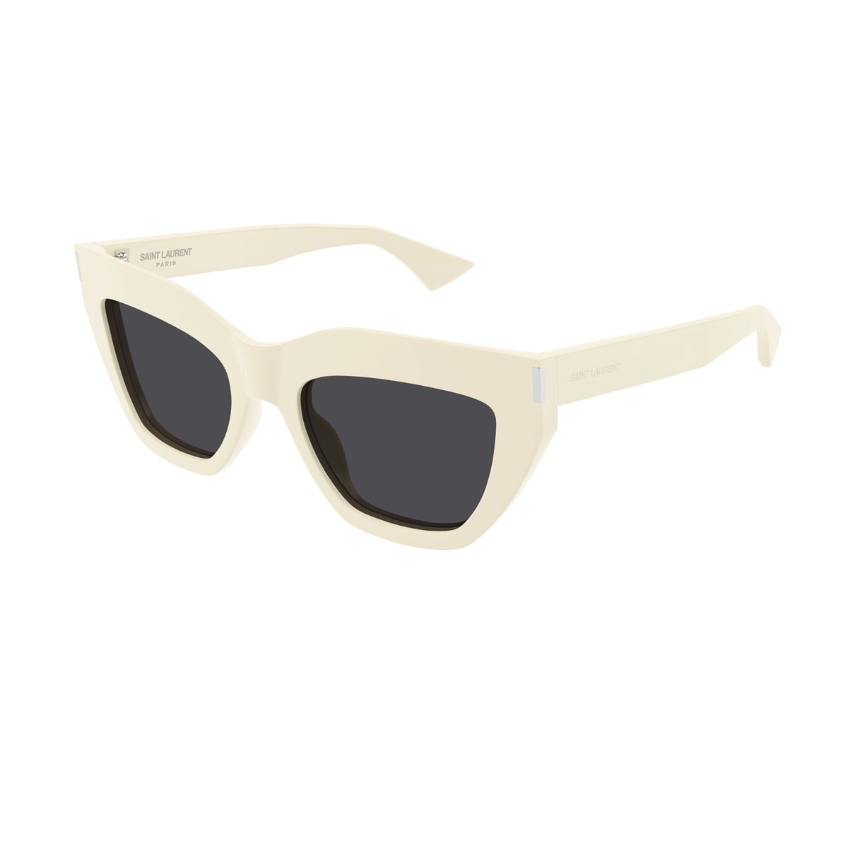 Saint Laurent Sl 759 Linea Corner Angle 004 Ivory Black Sunglasses
