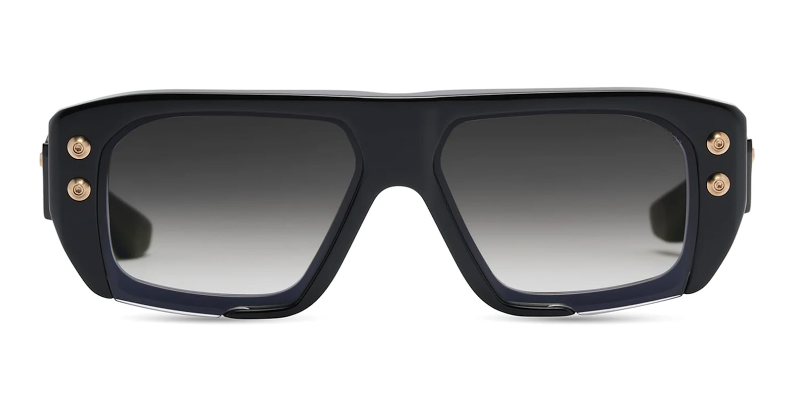 Hypher-1183 - Black / White Gold Sunglasses