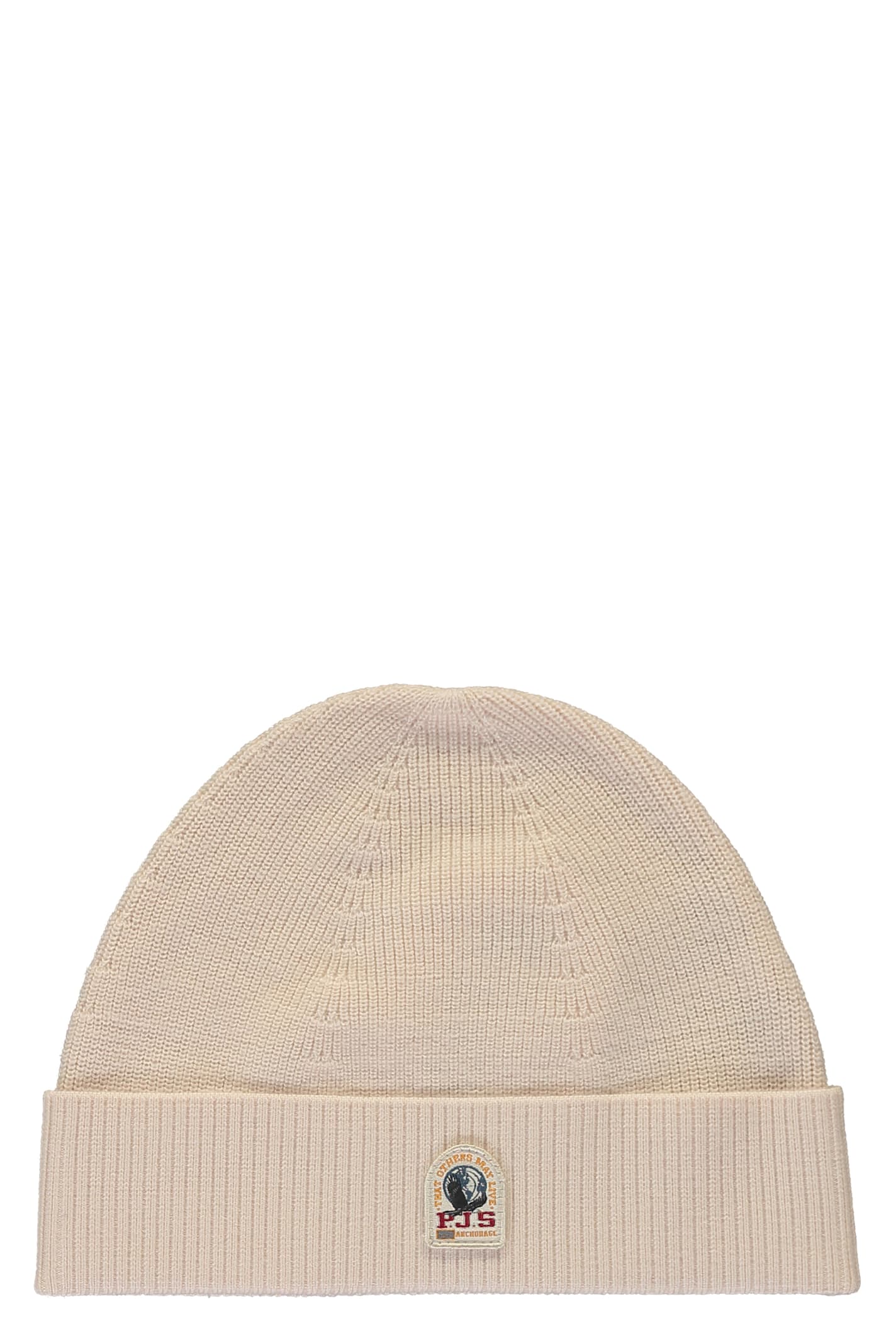 Parajumpers Knitted Winter Hat In Brown