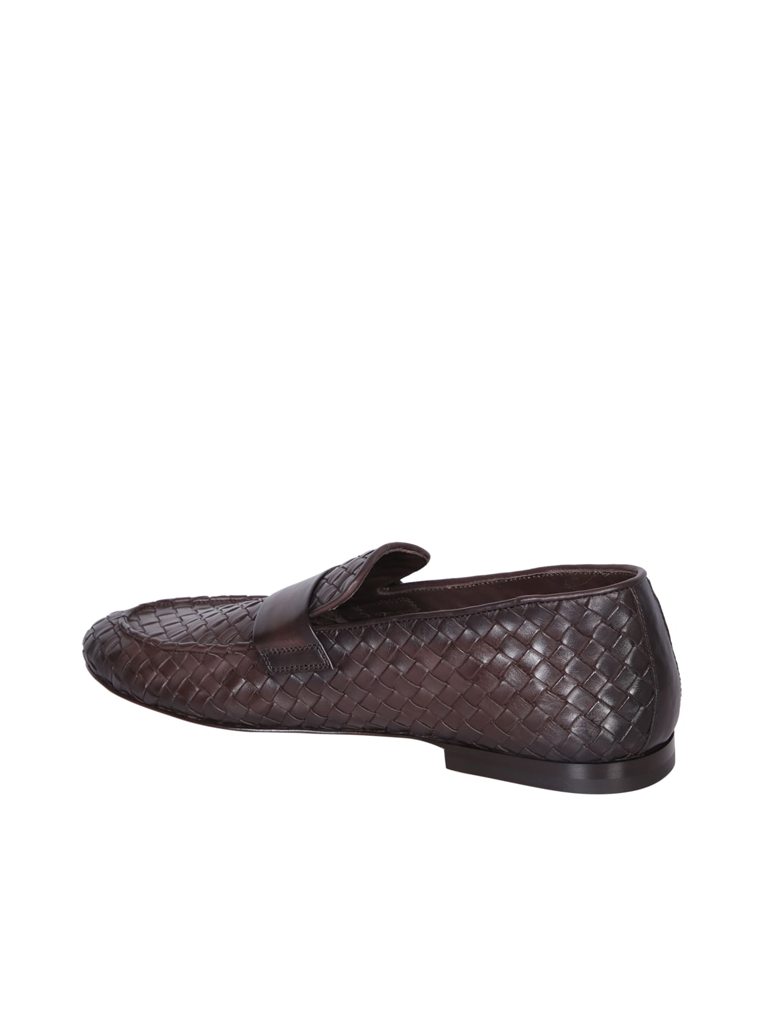 Shop Officine Creative Airto 011 Braided Brown Loafer