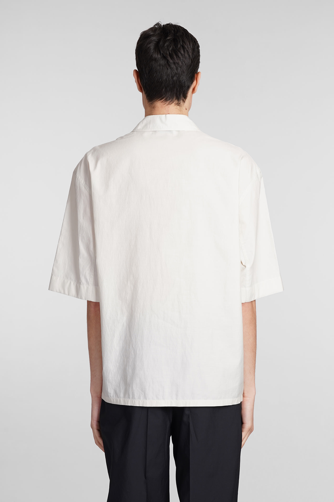 Shop Lemaire Shirt In Beige Cotton In Neutrals