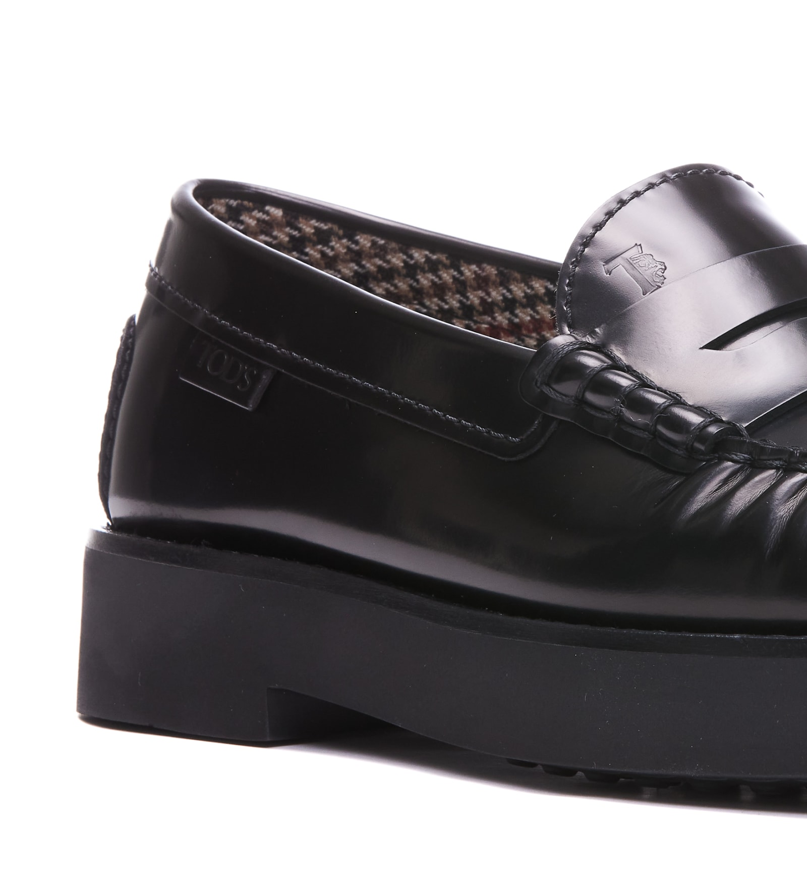 Shop Tod's Loafers In Black