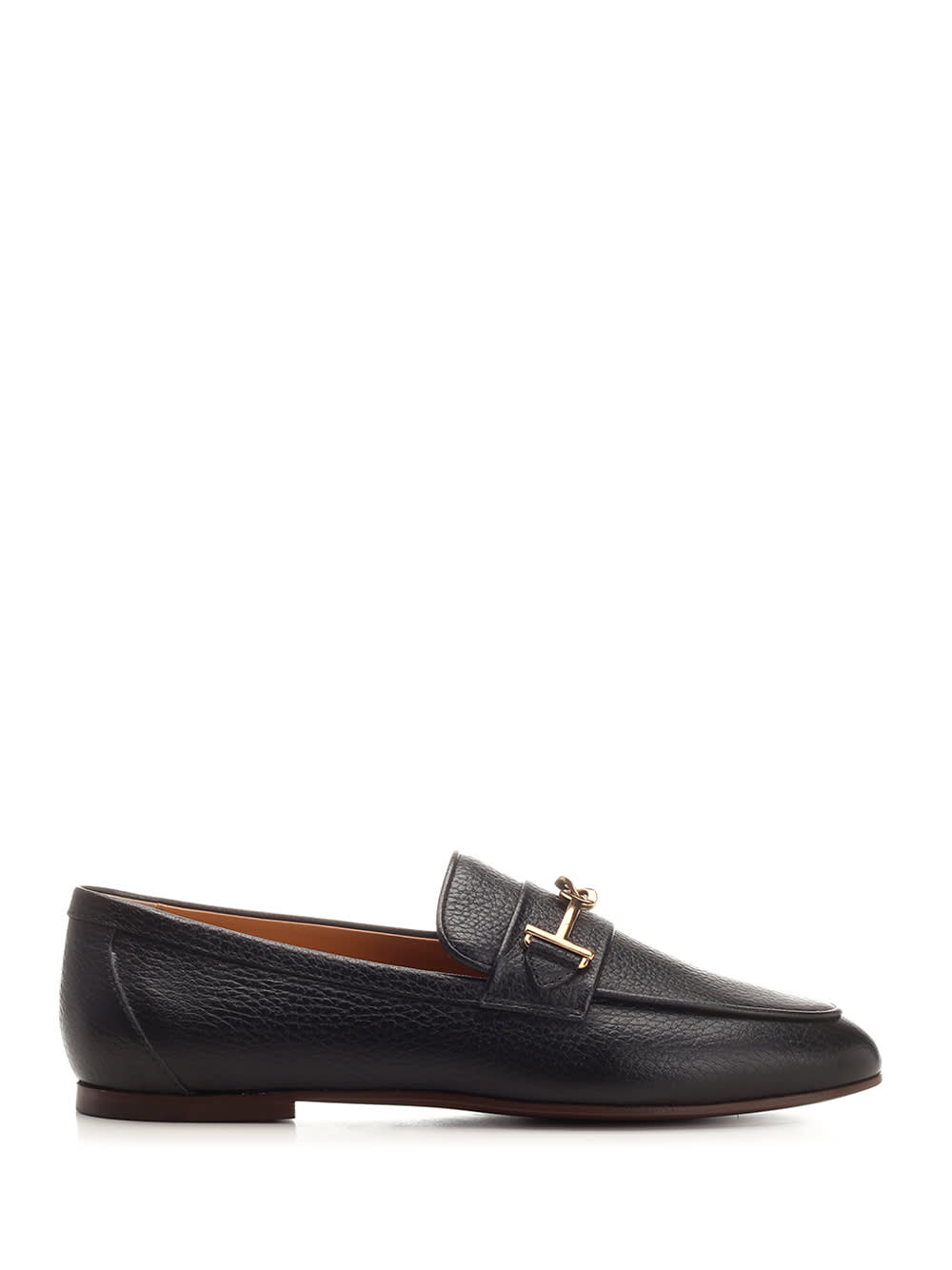 Shop Tod's Black Loafer With Clamp