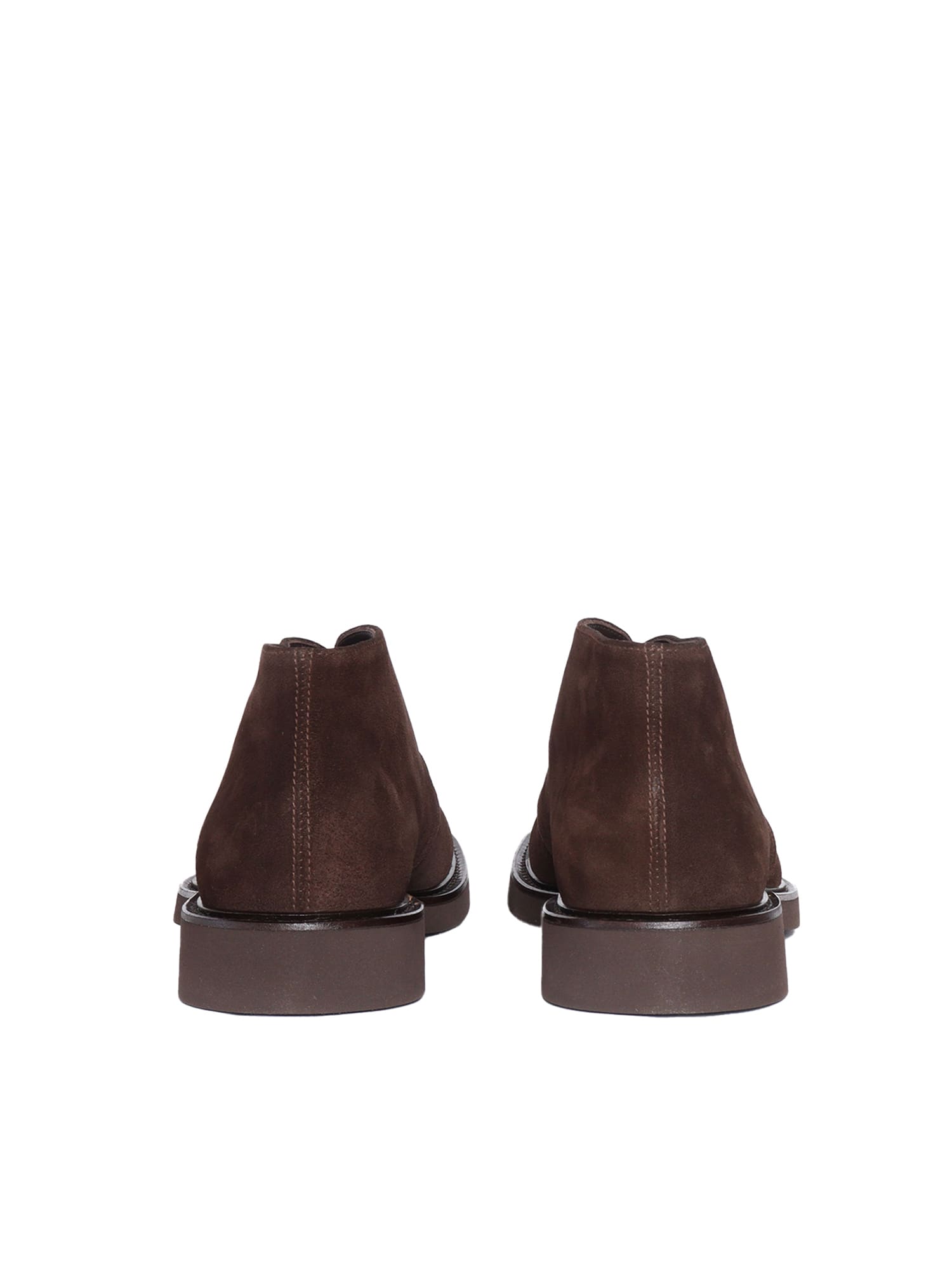 Shop Doucal's Chukka (gm) Brown+brown Sole