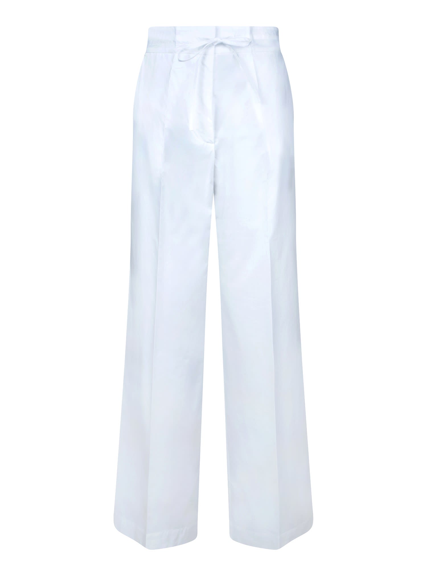 Parosh White Cotton Pants