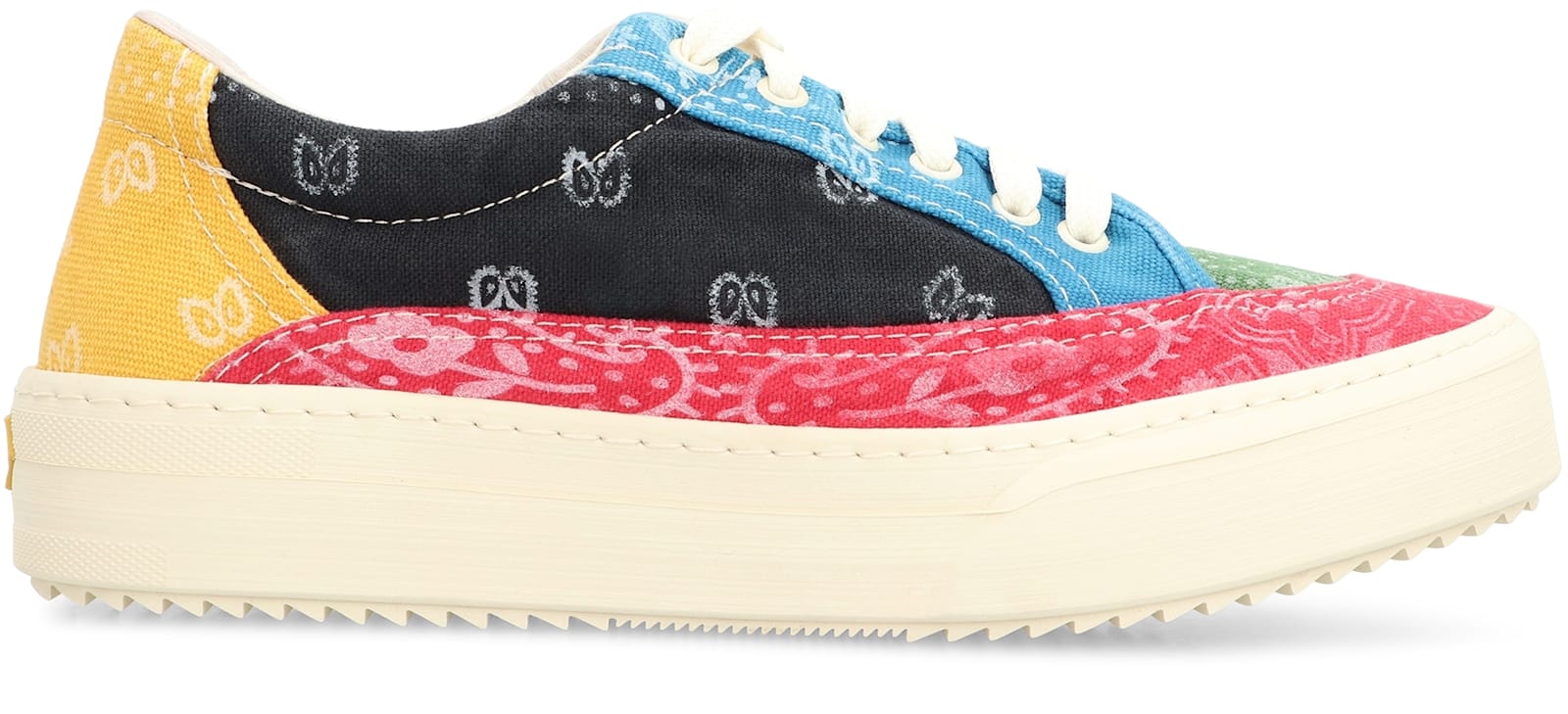 Rhude V2 Bandana Low-top Sneakers In Multicolor
