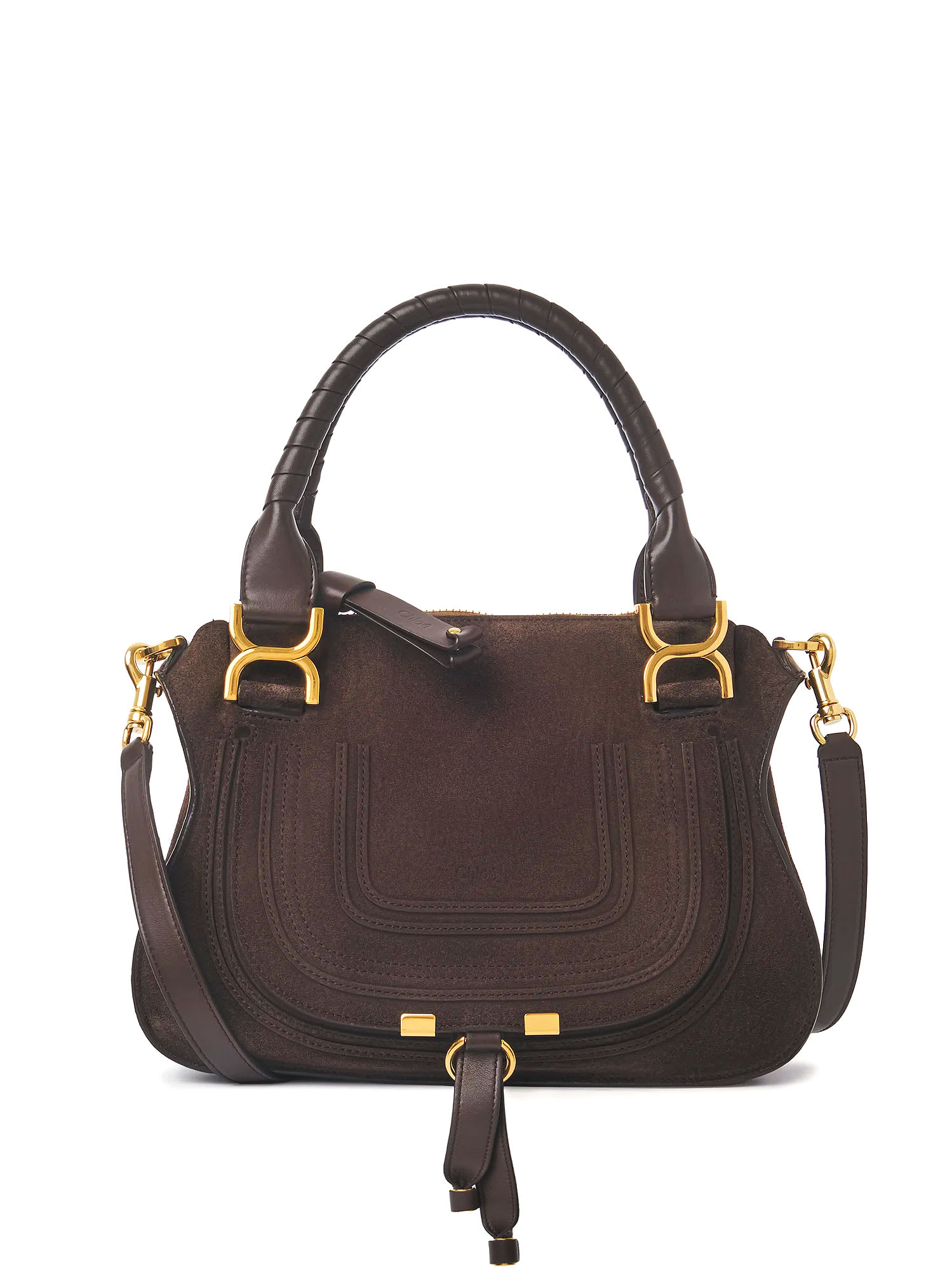 Chloé Marcie Small Suede Shoulder Bag