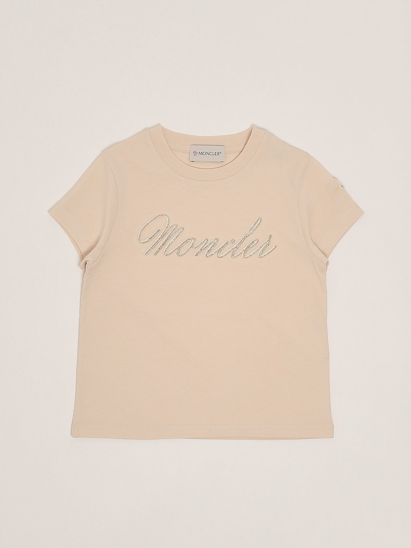 Moncler T-shirt T-shirt In Pink