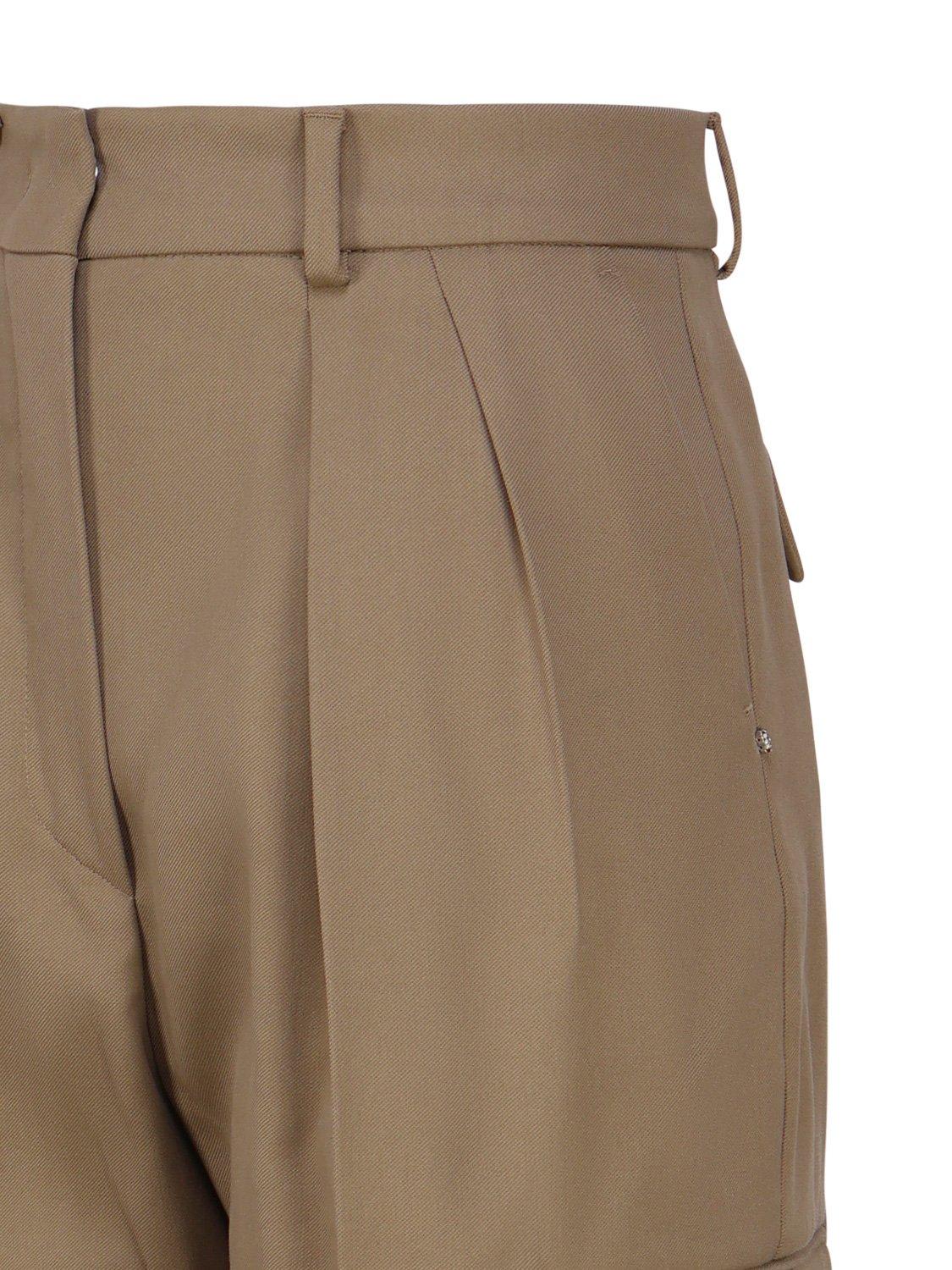 Shop Sportmax High Waist Straight Leg Trousers