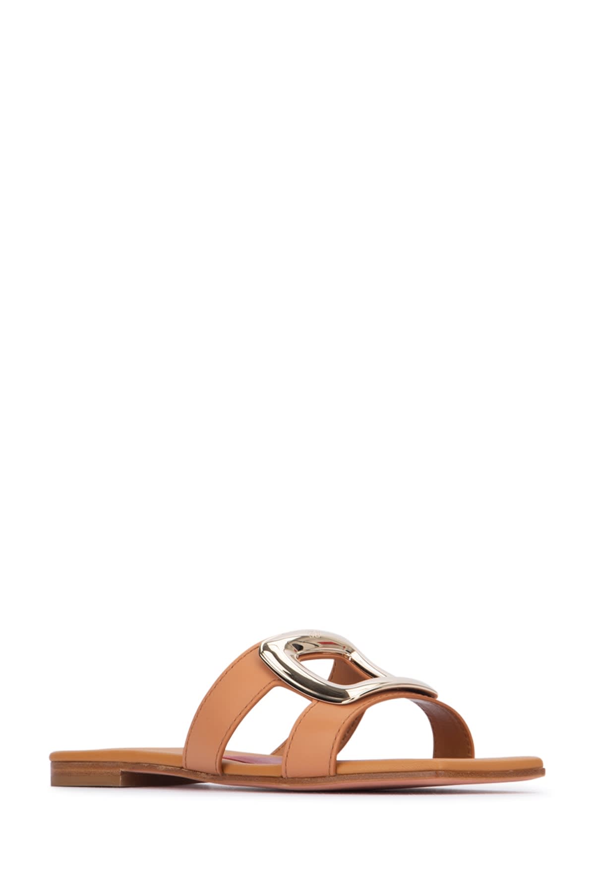 Roger Vivier Woman Sandals Tan Size 6 Leather In Cuoiochiaro
