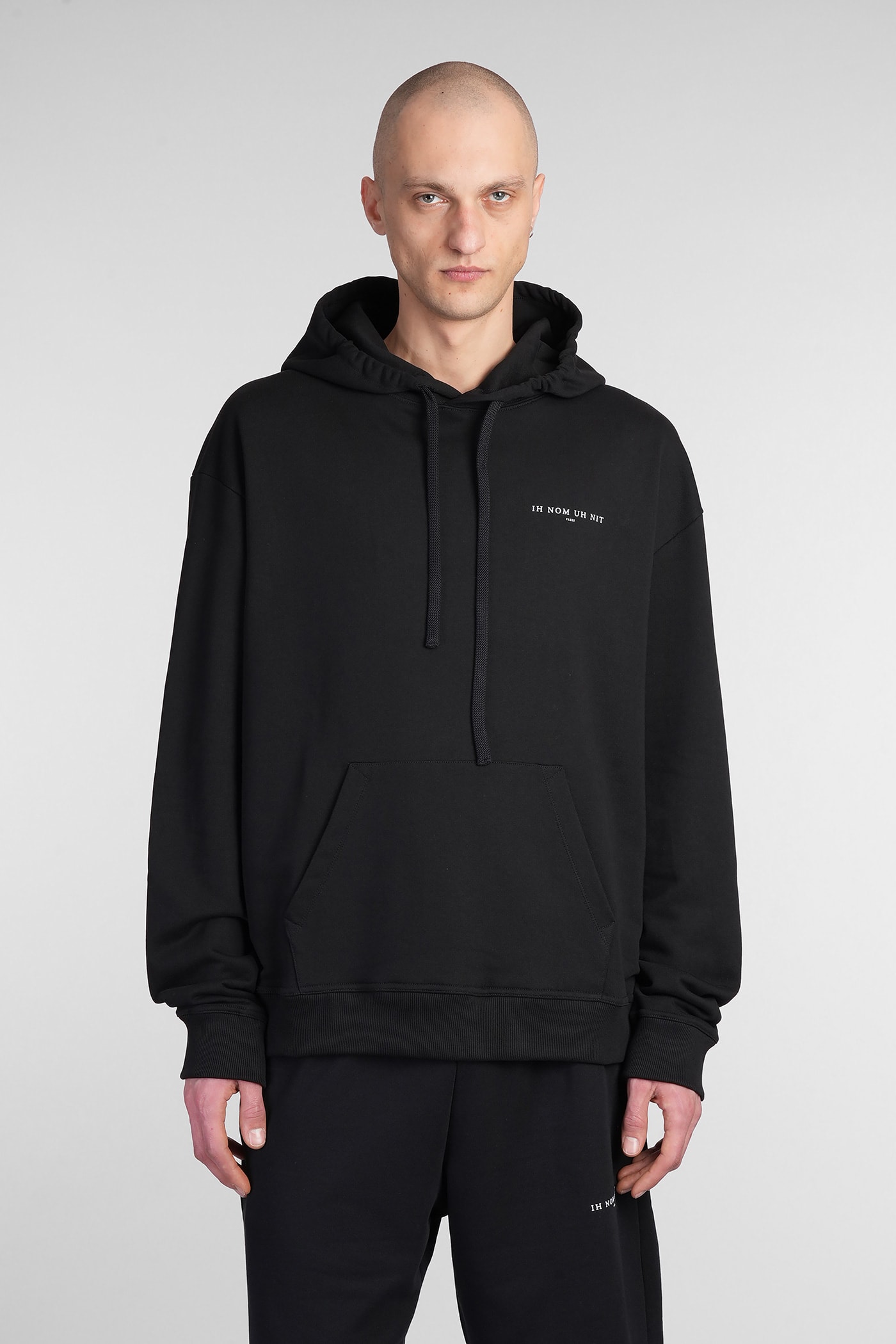 Sweatshirt In Black Cotton