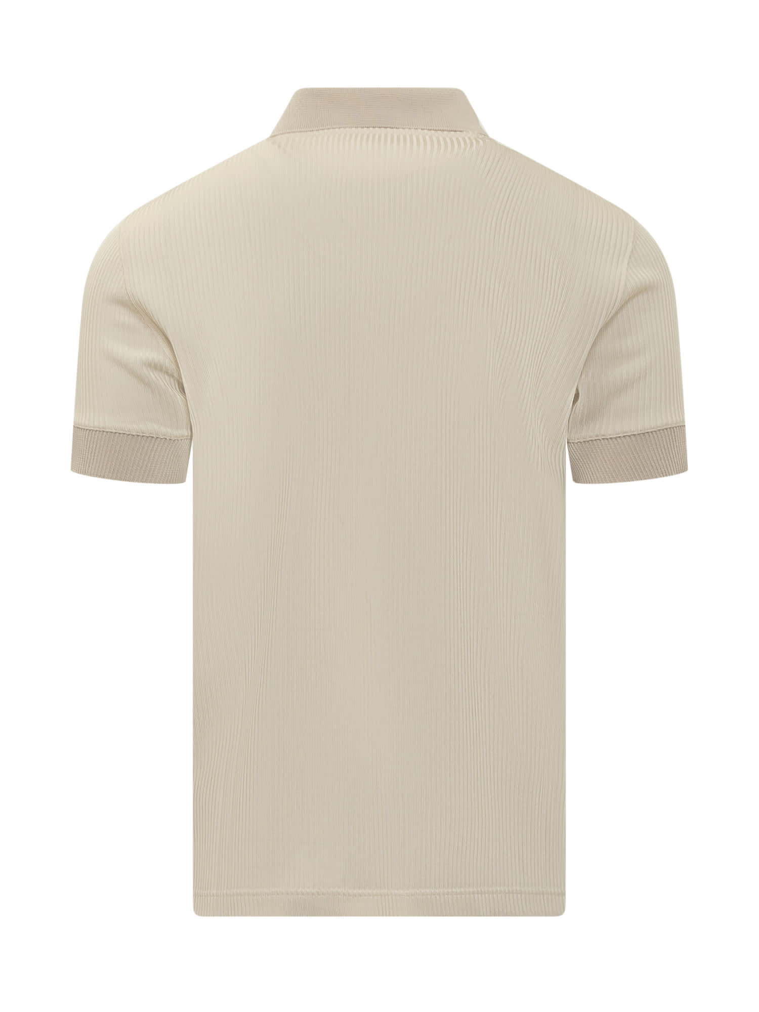 Shop Tom Ford Viscose Polo Shirt In Neutrals