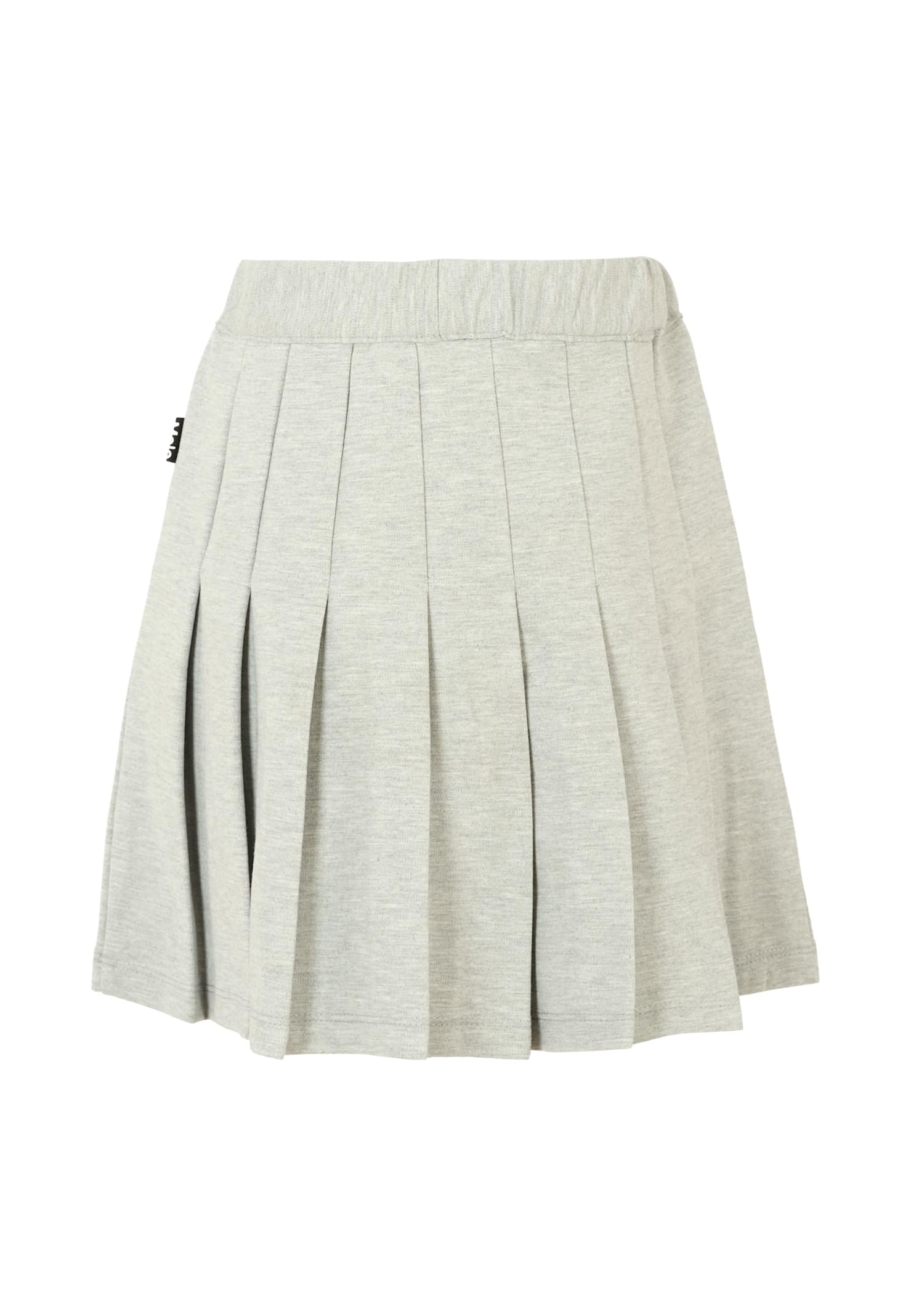 Molo Grey Skirt For Girl In Gray