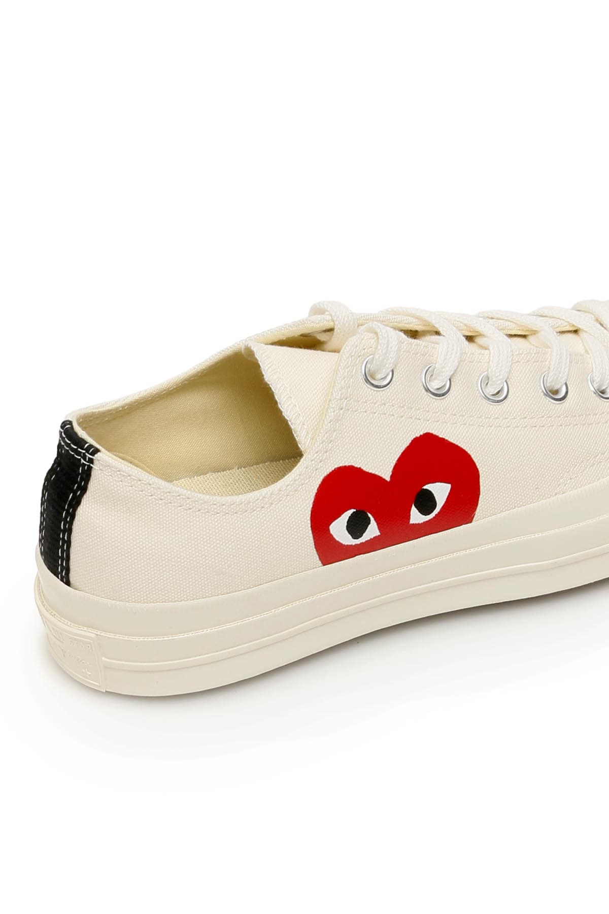 Shop Comme Des Garçons Play Chuck 70 Low-top Sneakers  X Converse In White (white)