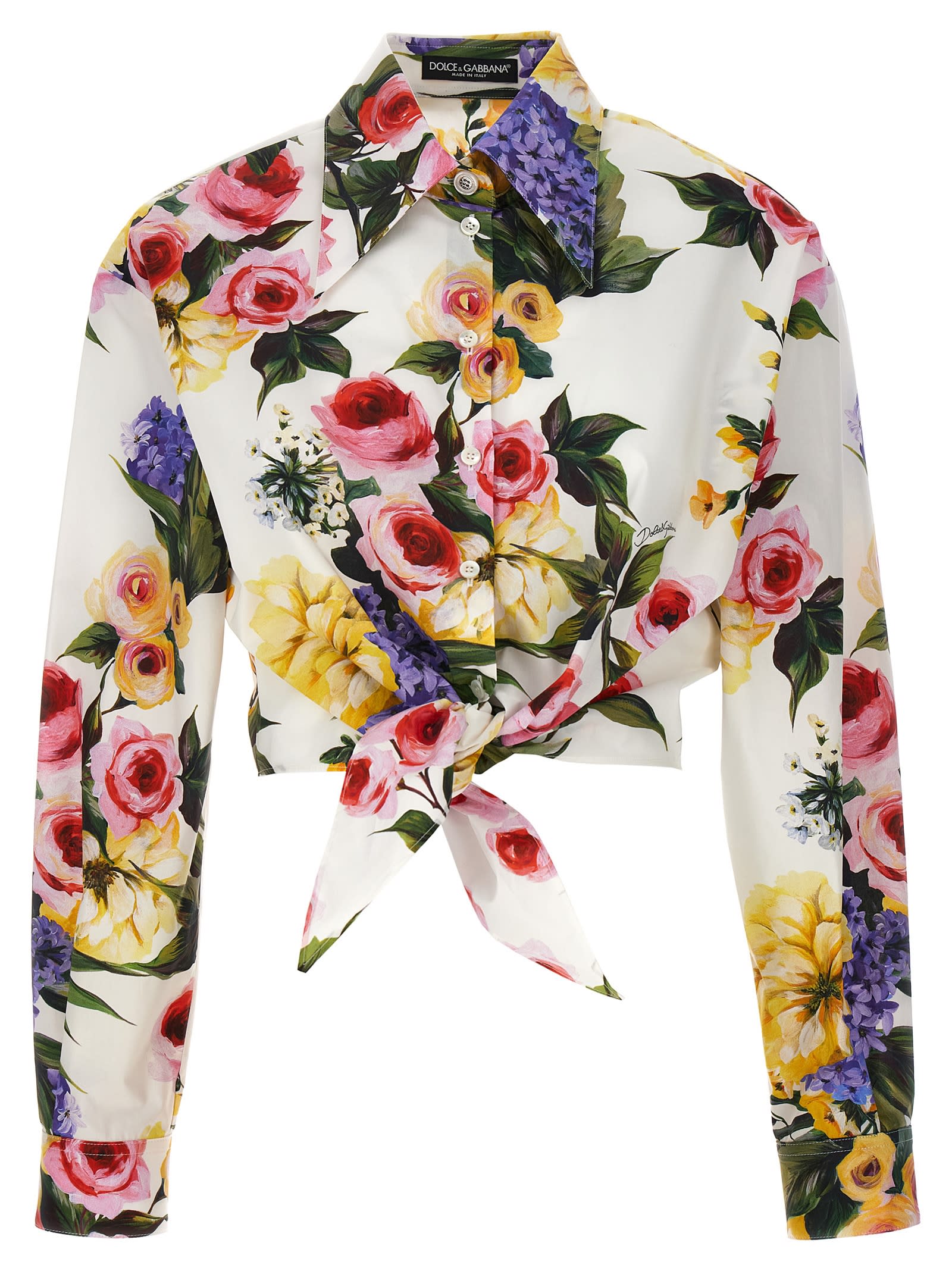 Dolce & Gabbana Giardino Shirt In Multicolor