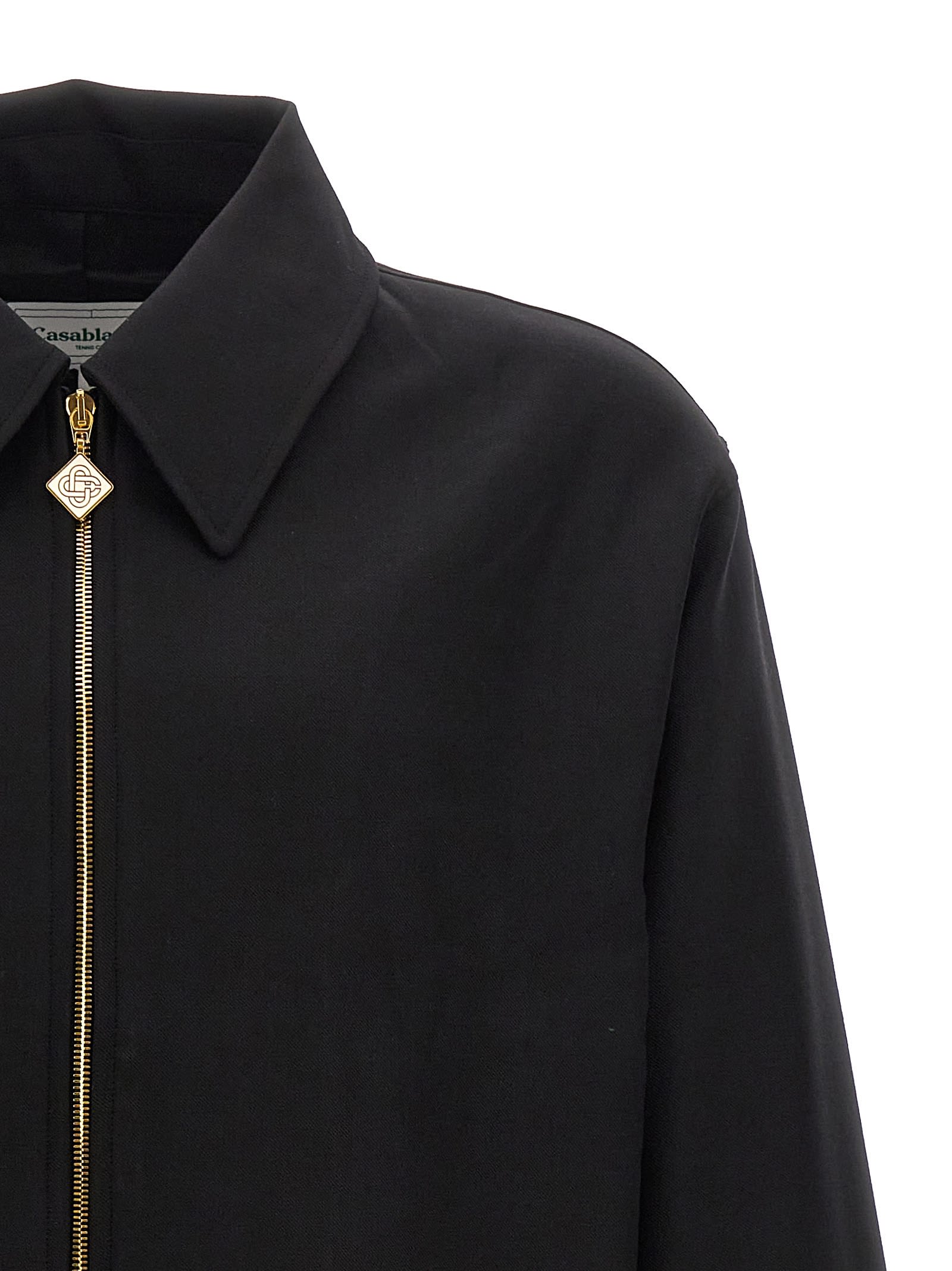 Shop Casablanca Sports Tailoring Jacket In Black
