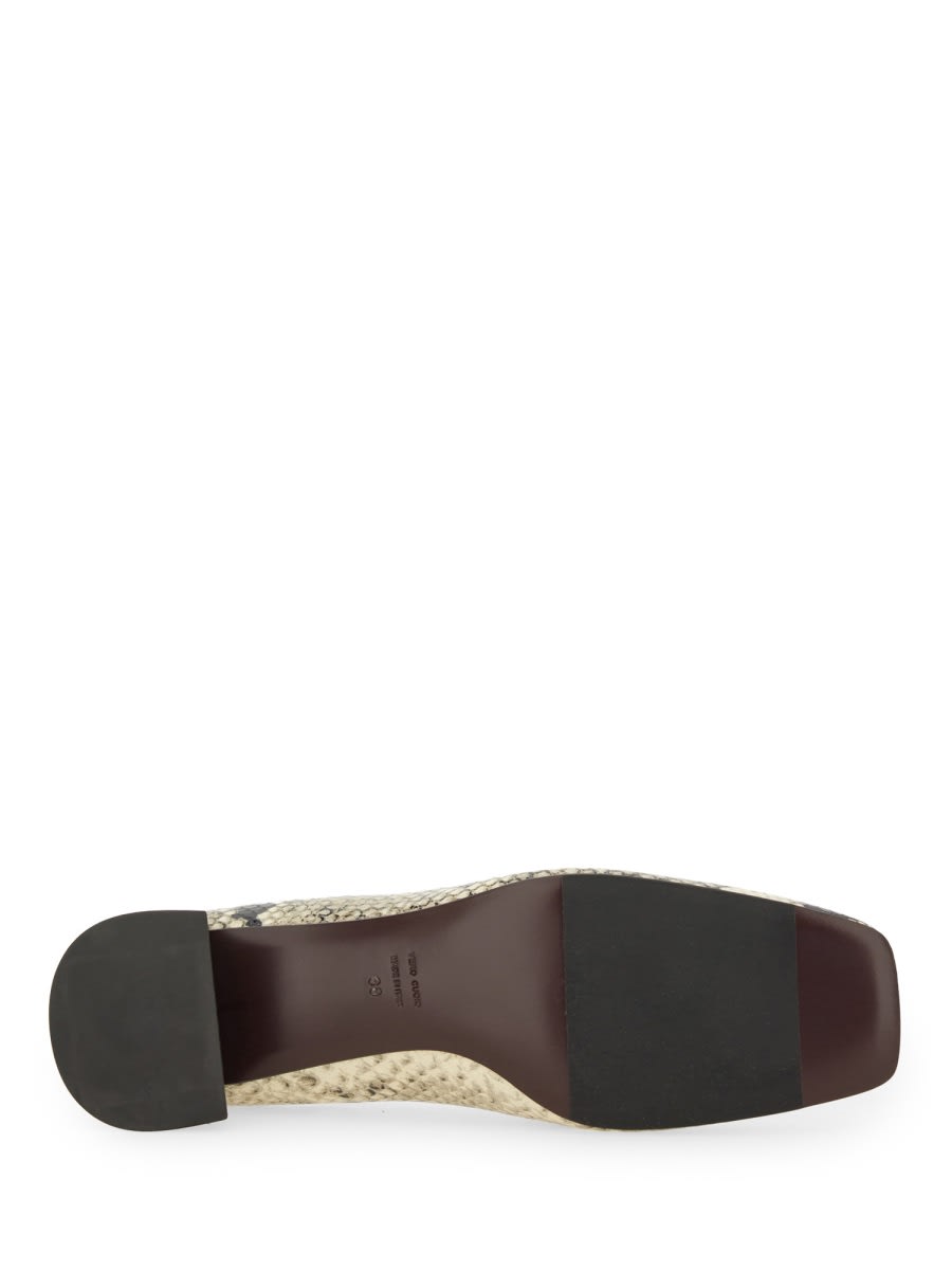 Roberto Festa Vina Python-print Block-heel Pumps In Animal Print