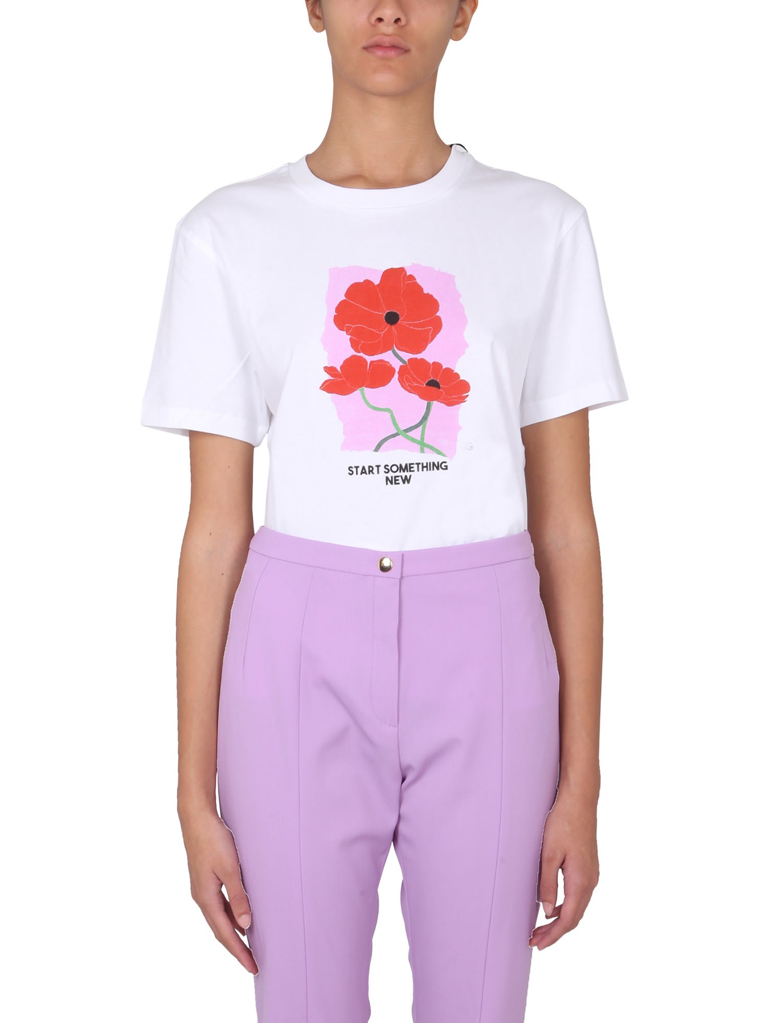 PS by Paul Smith Flower Print T-shirt