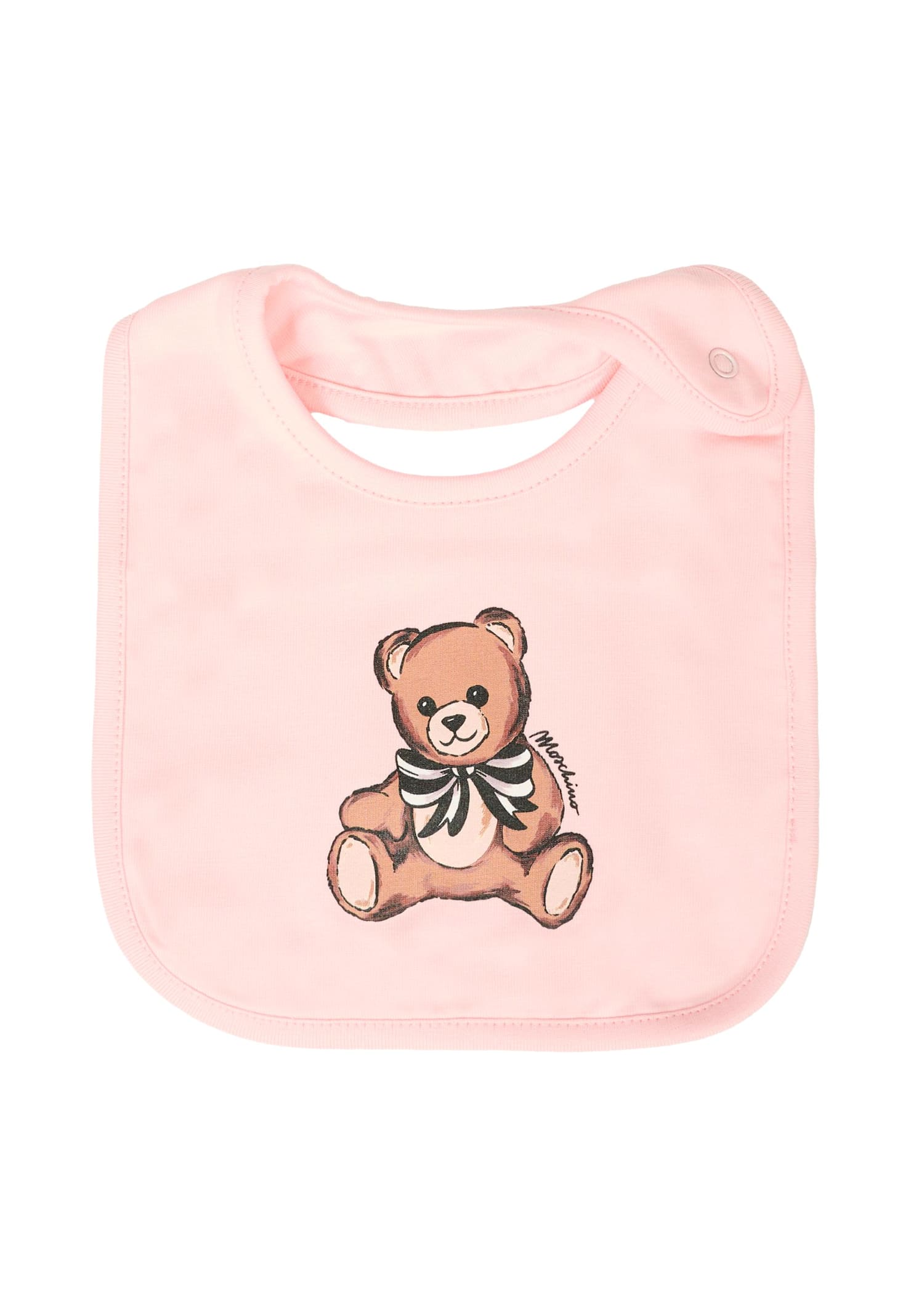 Moschino Pink Set For Baby Girl With Teddy Bear In Pink