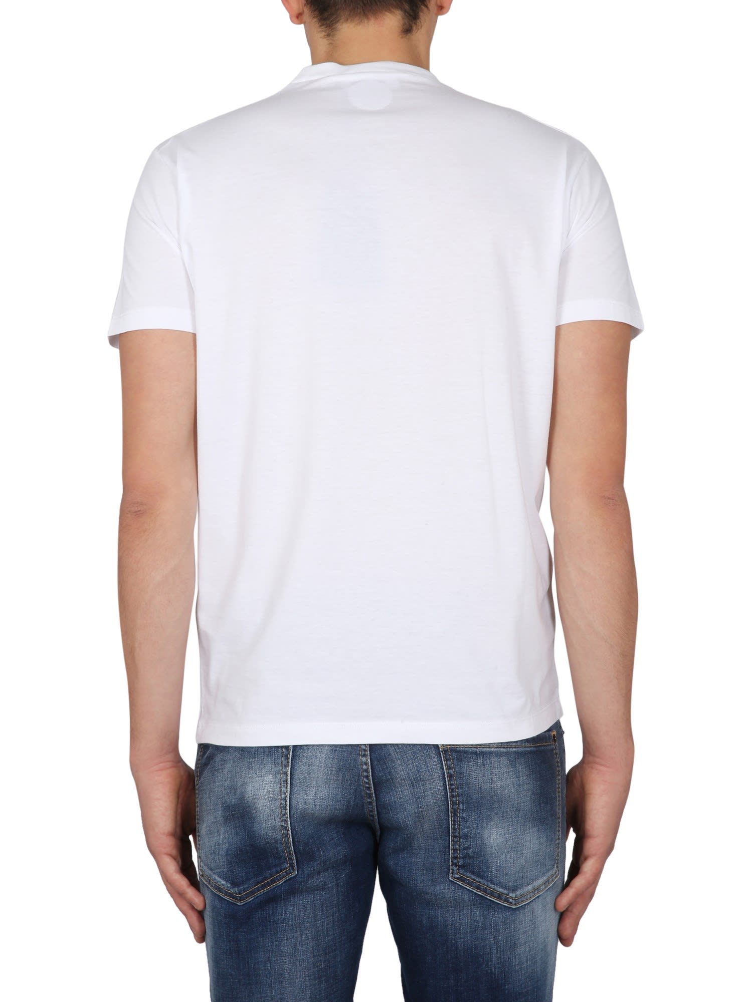 Shop Dsquared2 Mini Logo Print T-shirt In White