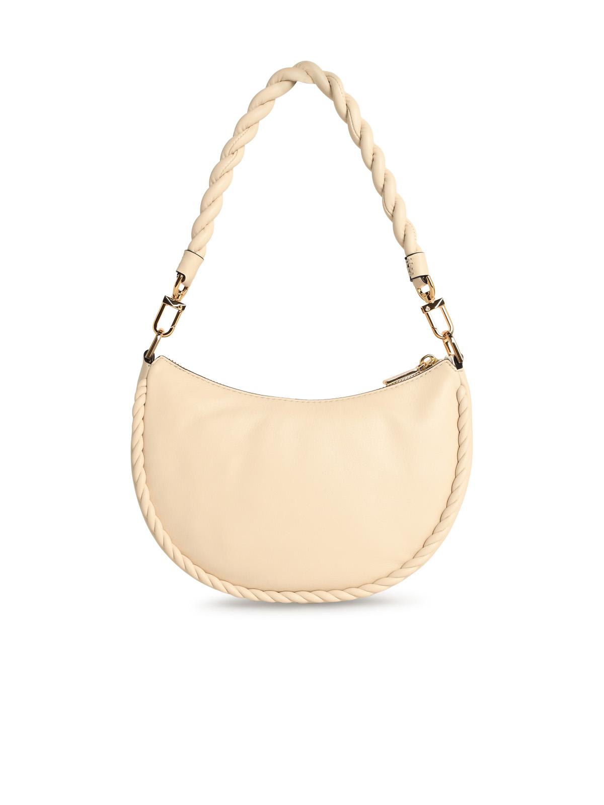 Michael Michael Kors Kyla Cream Leather Bag In White