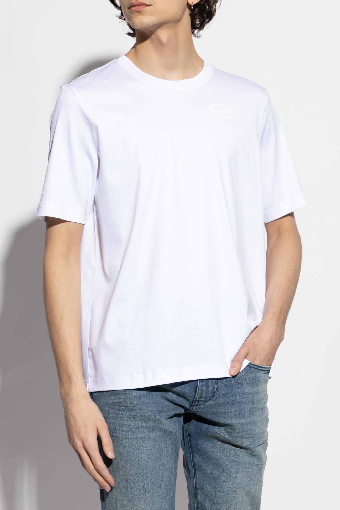 Diesel Short-sleeved T-shirt In Black
