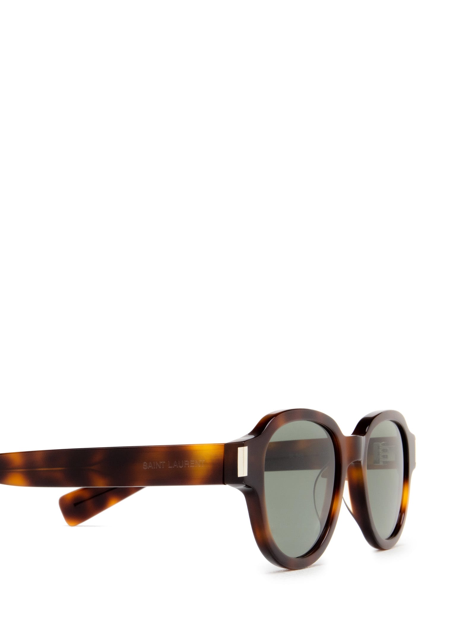 Shop Saint Laurent Sl 546 Havana Sunglasses