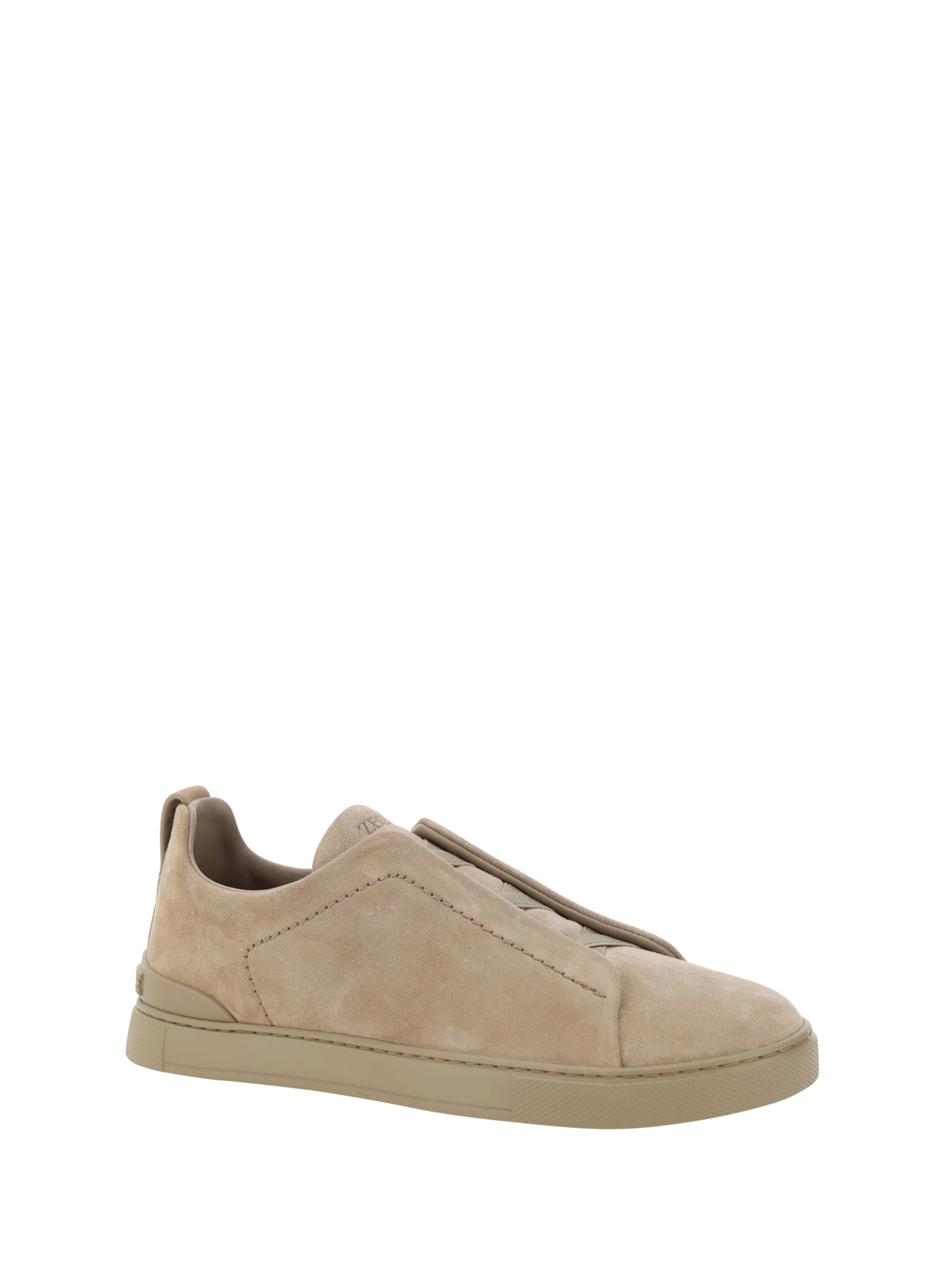 Shop Zegna Sneakers In Ads Light Taupe