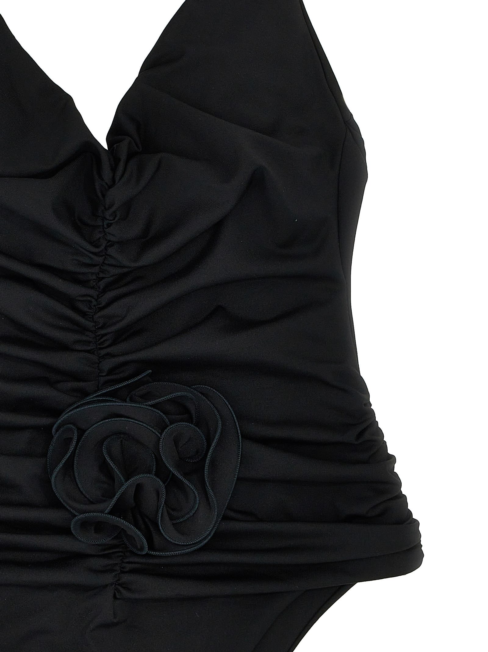 Magda Butrym Swimsuit 02 One-piece Swimsuit In Black