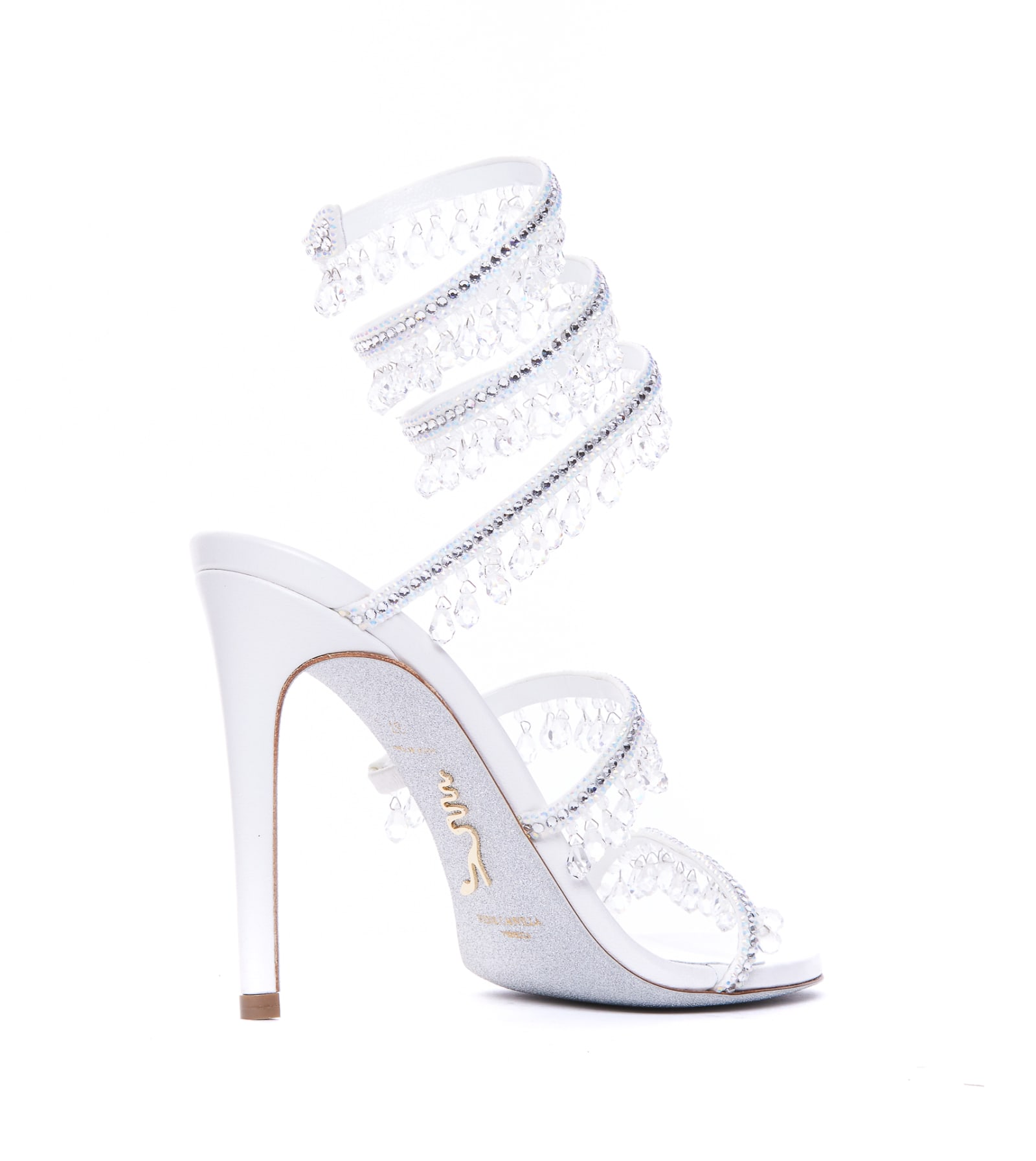 René Caovilla Chandelier Sandals 105 In Multi