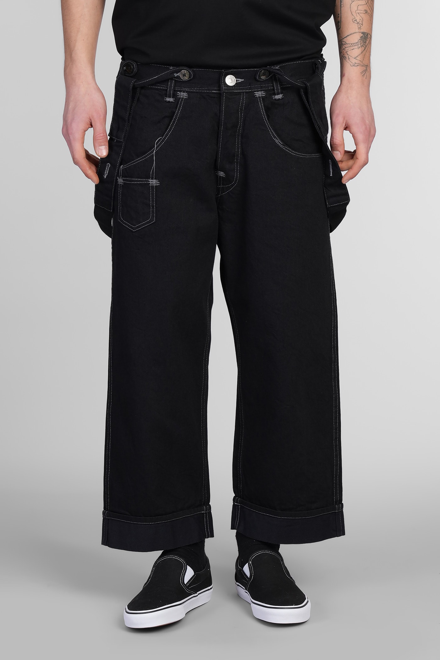 Jeans In Black Cotton