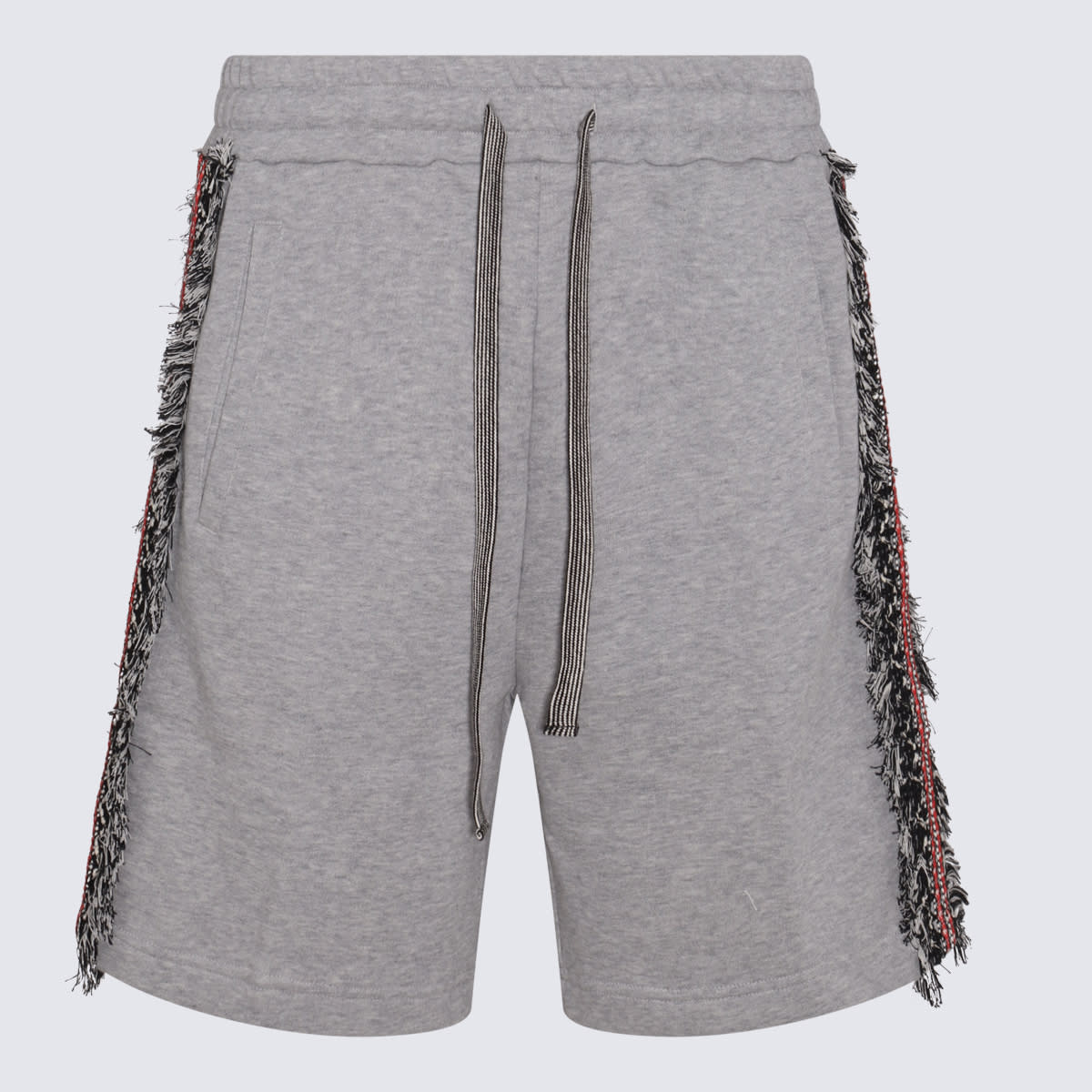 Shop Ritos Grey Cotton Shorts