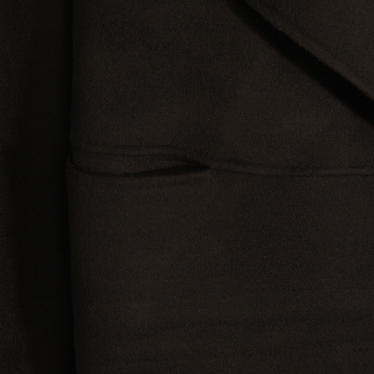Totême Black Wool Coat In Black