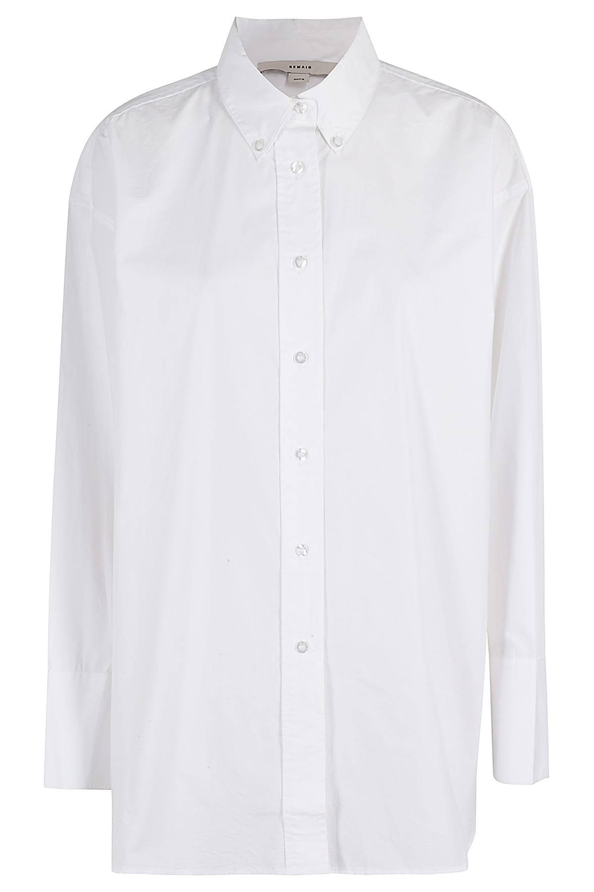 Shop Remain Birger Christensen Oversize Shirt In Bright White