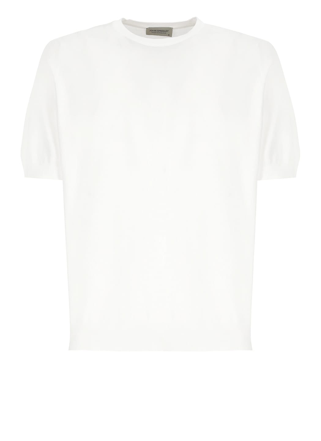 Shop John Smedley Kempton T-shirt In White