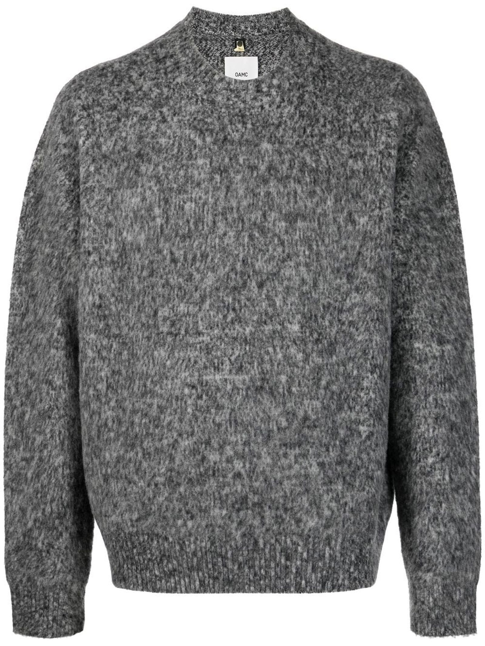 OAMC Dark Grey Wool-blend Jumper