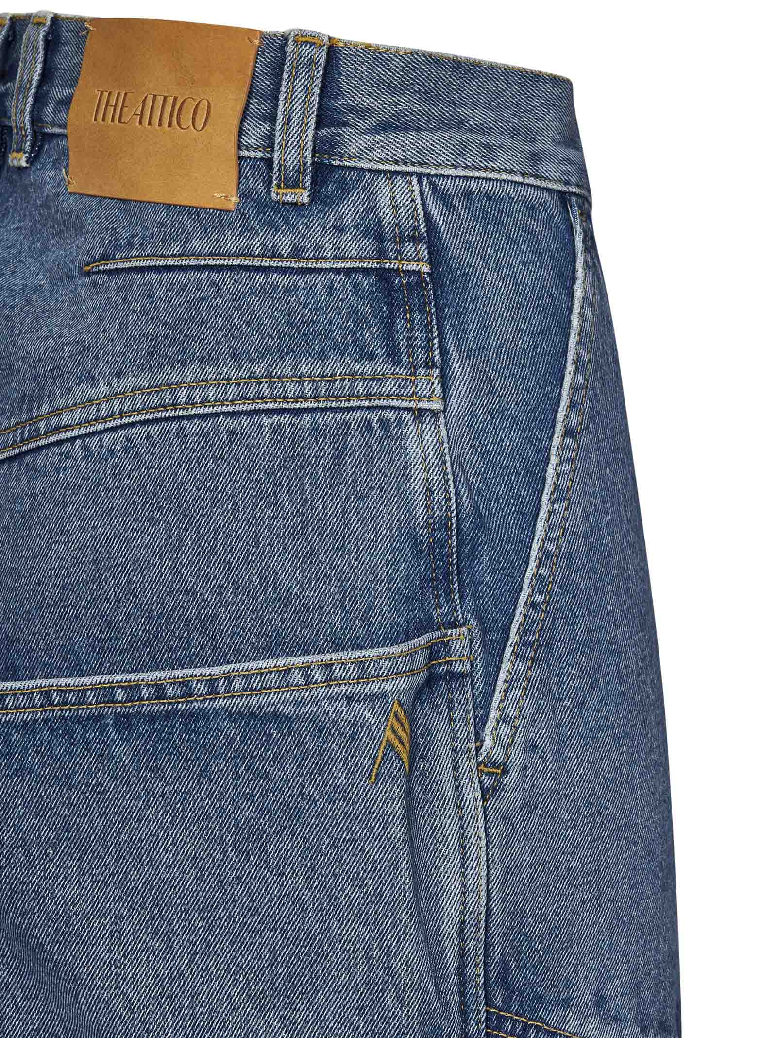 Shop Attico Jeans In Blue