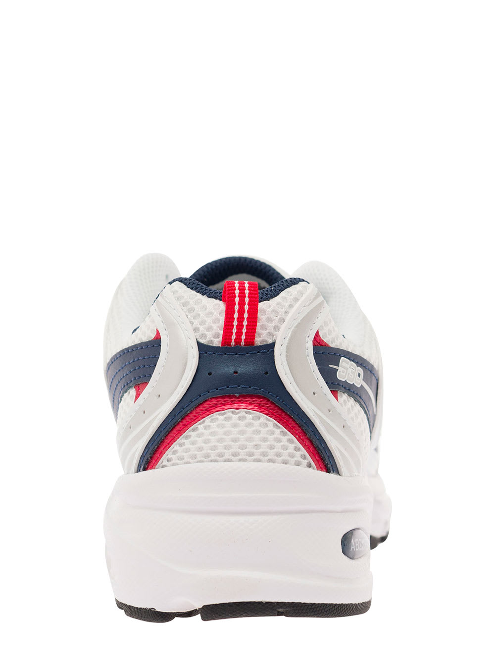 Shop New Balance 530 Multicolor Low Top Sneakers With Logo Patch In Tech Fabric Man In White